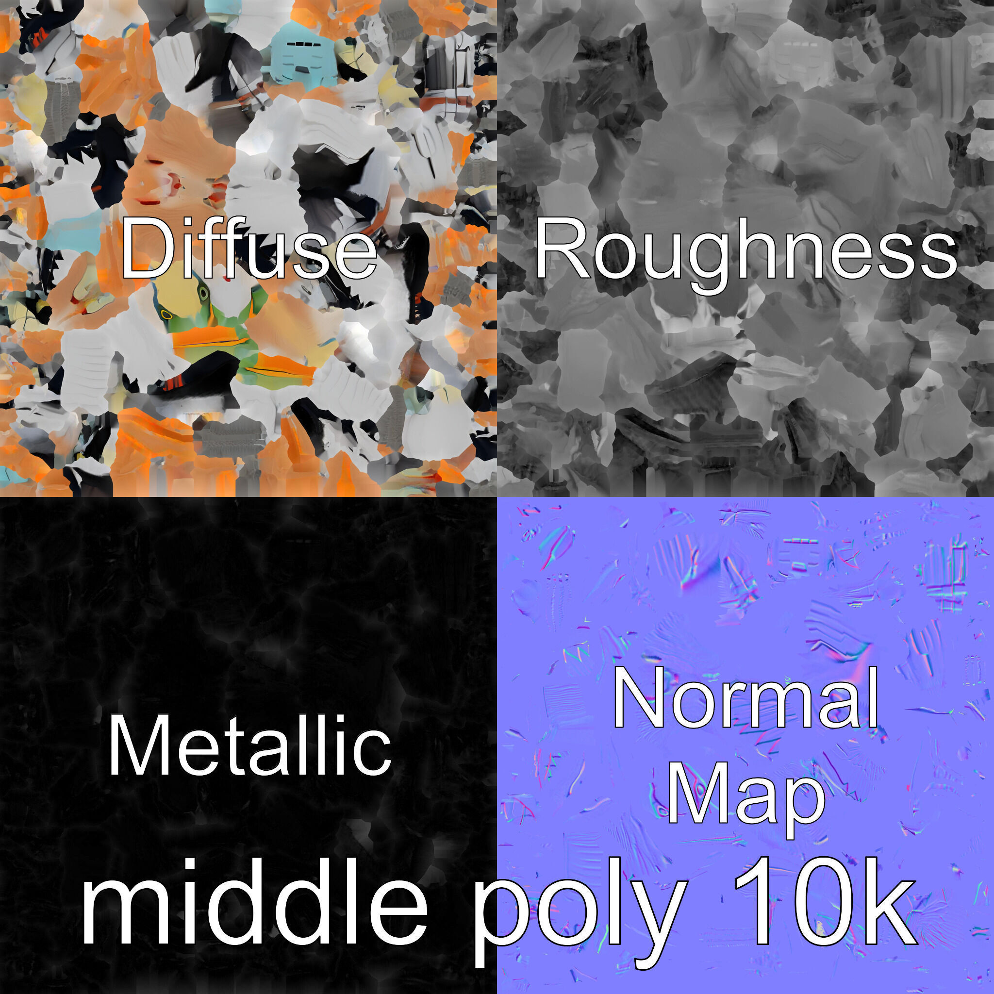 Bionic Heron with Composite Neck and Manipulator Beak Low-poly 3D model_33