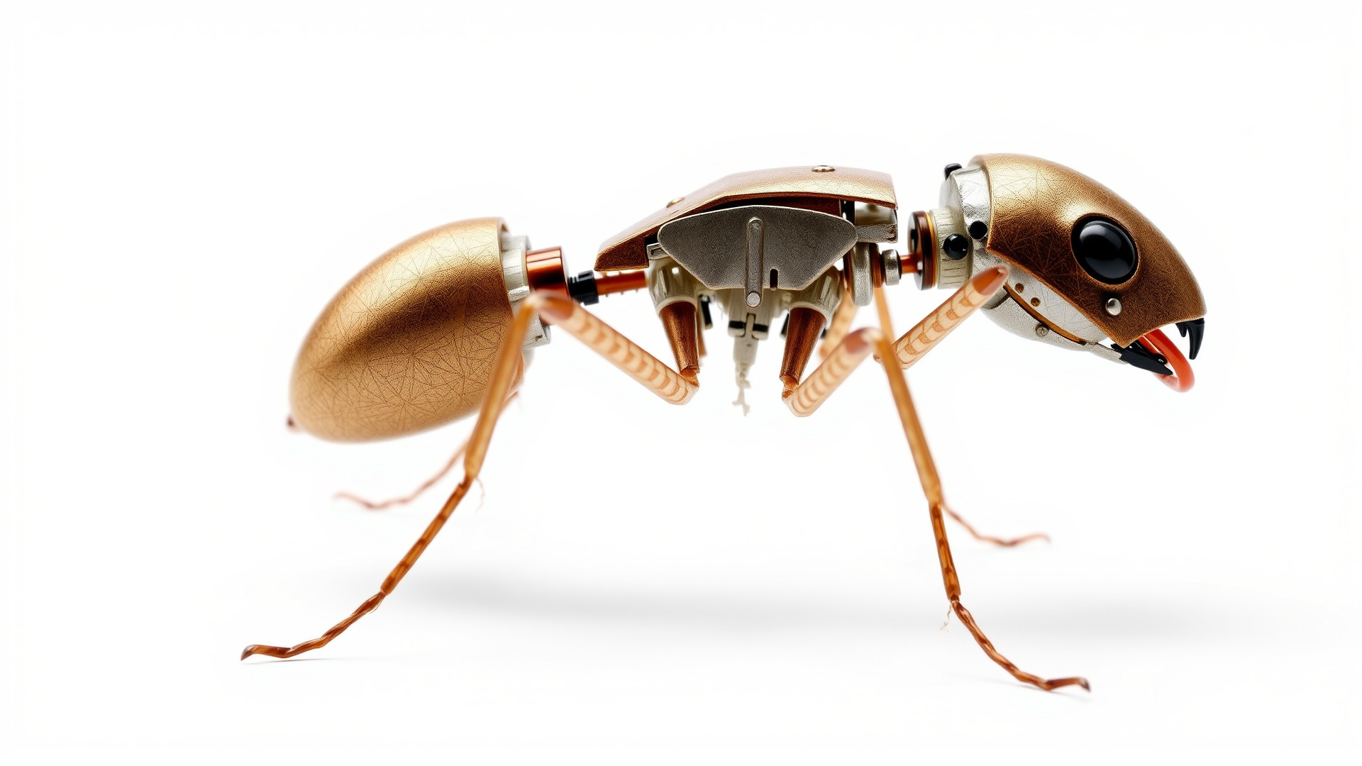 Mechanical Ant with Microscopic Manipulators Low-poly 3D model_6