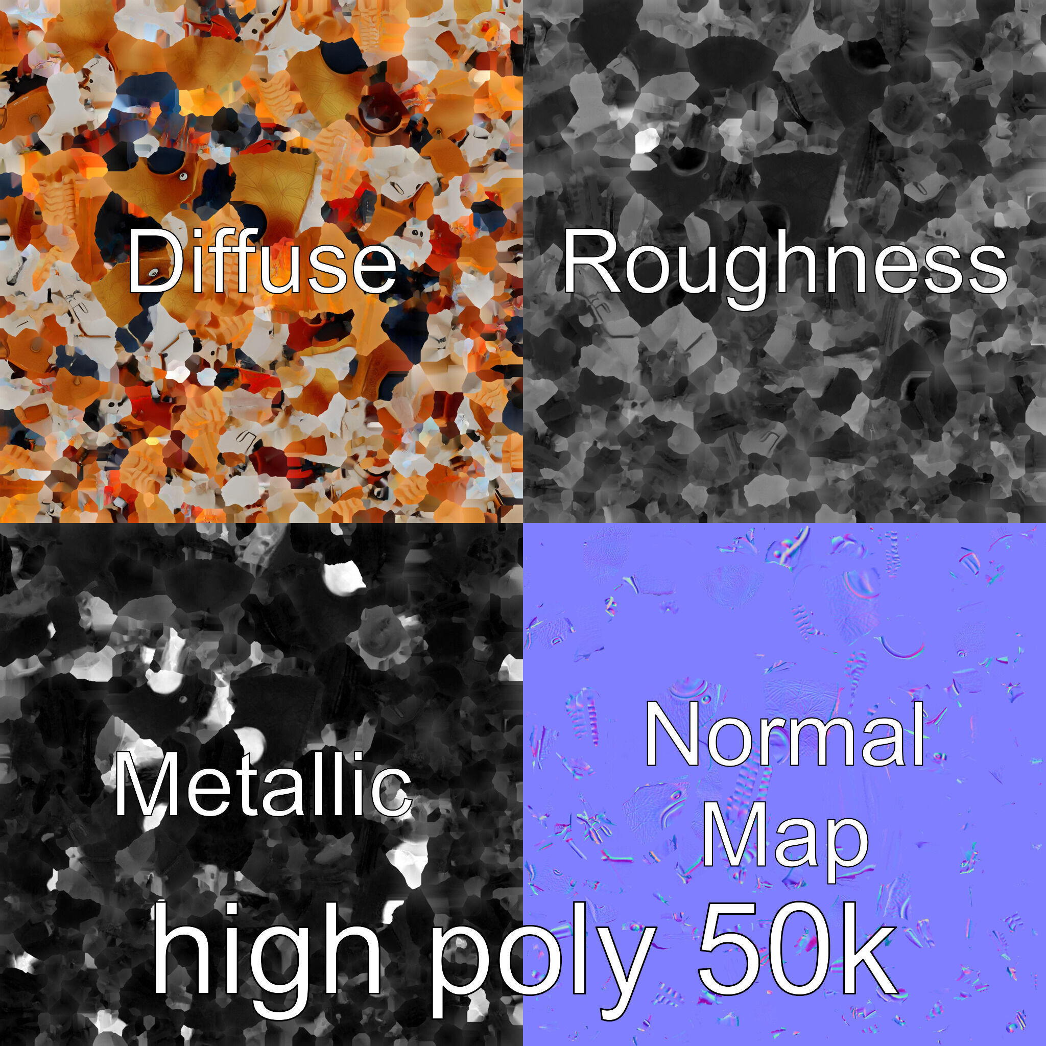 Mechanical Ant with Microscopic Manipulators Low-poly 3D model_32