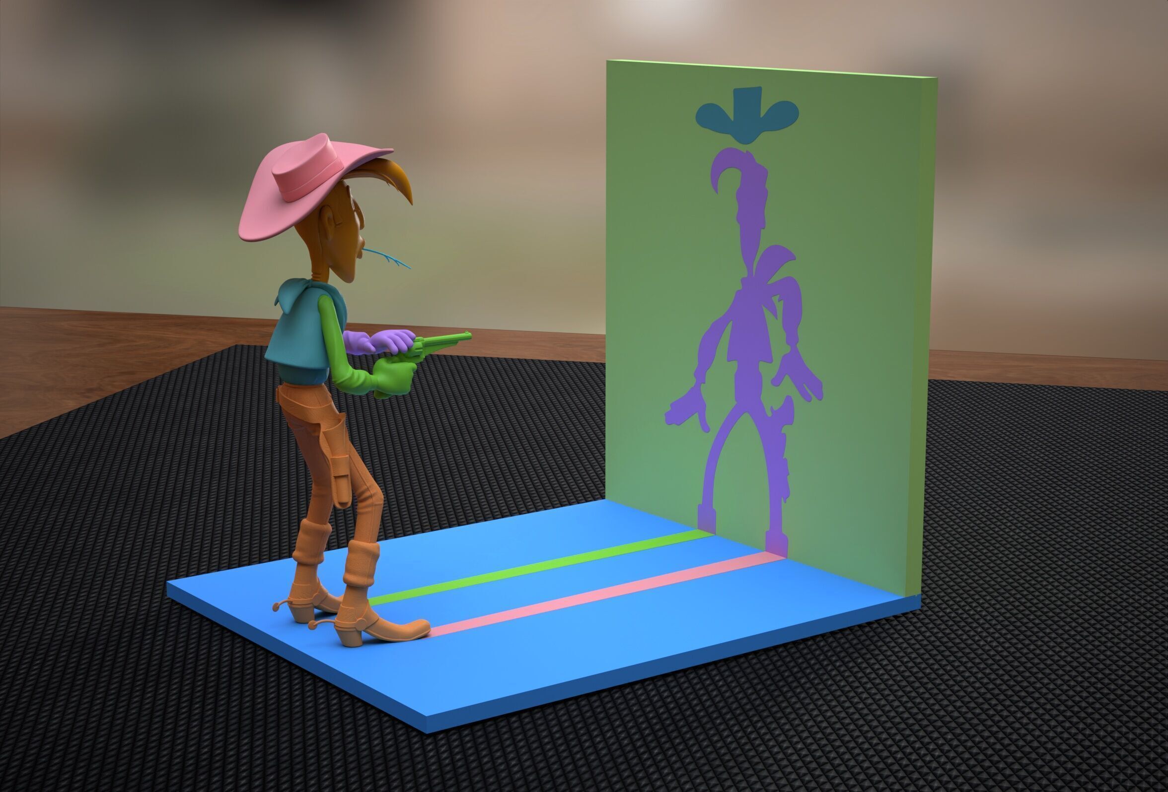 Lucky Luke 3D print model_15