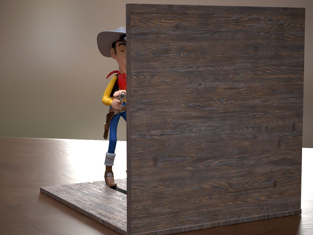 Lucky Luke 3D print model_11