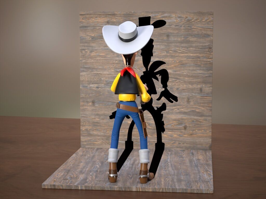 Lucky Luke 3D print model_6