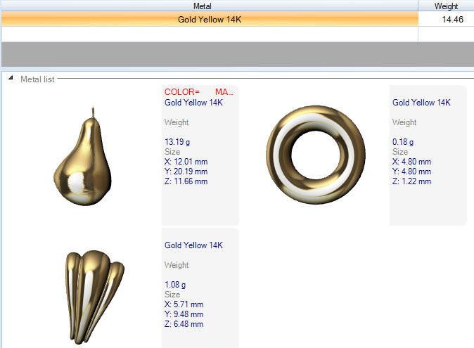 Pear Pendant Jewelry 3D print model_16