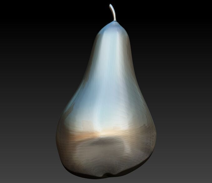 Pear Pendant Jewelry 3D print model_8