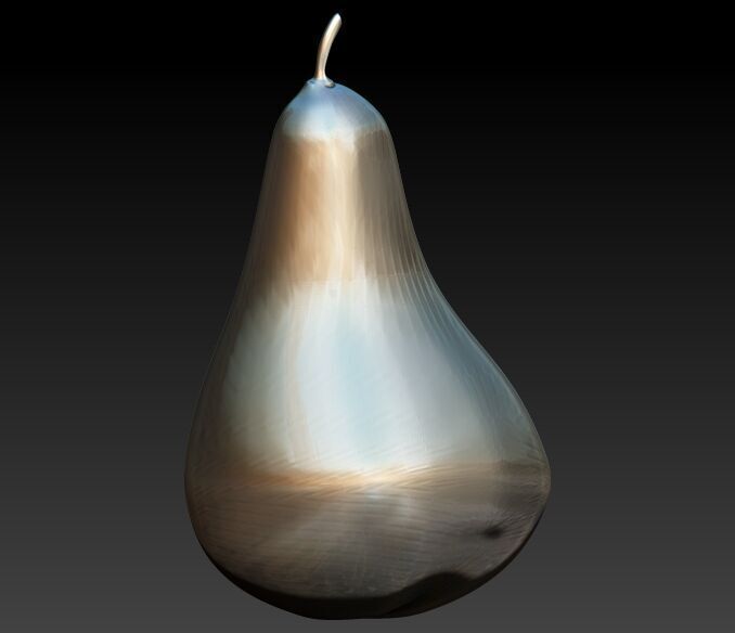 Pear Pendant Jewelry 3D print model_19