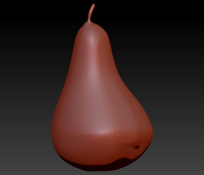 Pear Pendant Jewelry 3D print model_3