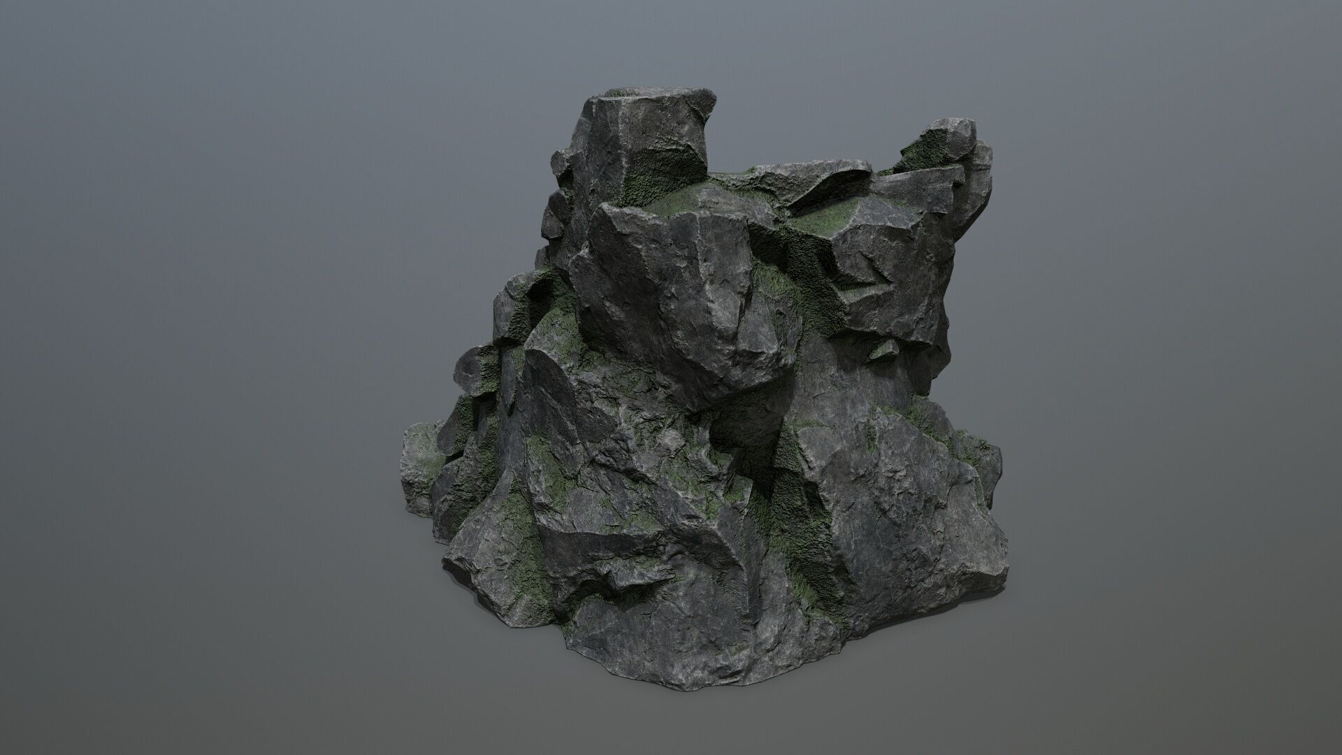 stairs Low-poly 3D model_7