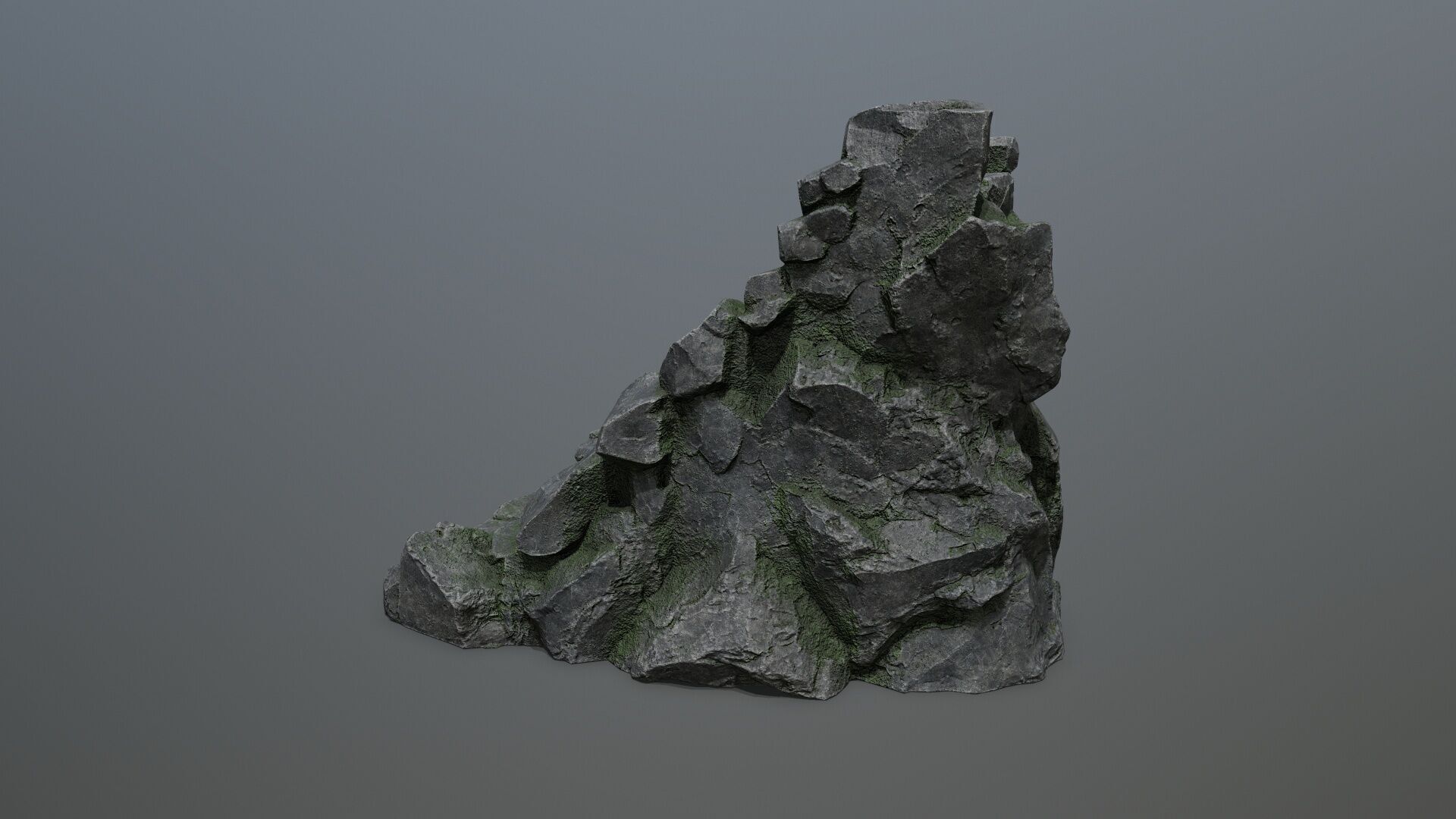 stairs Low-poly 3D model_6