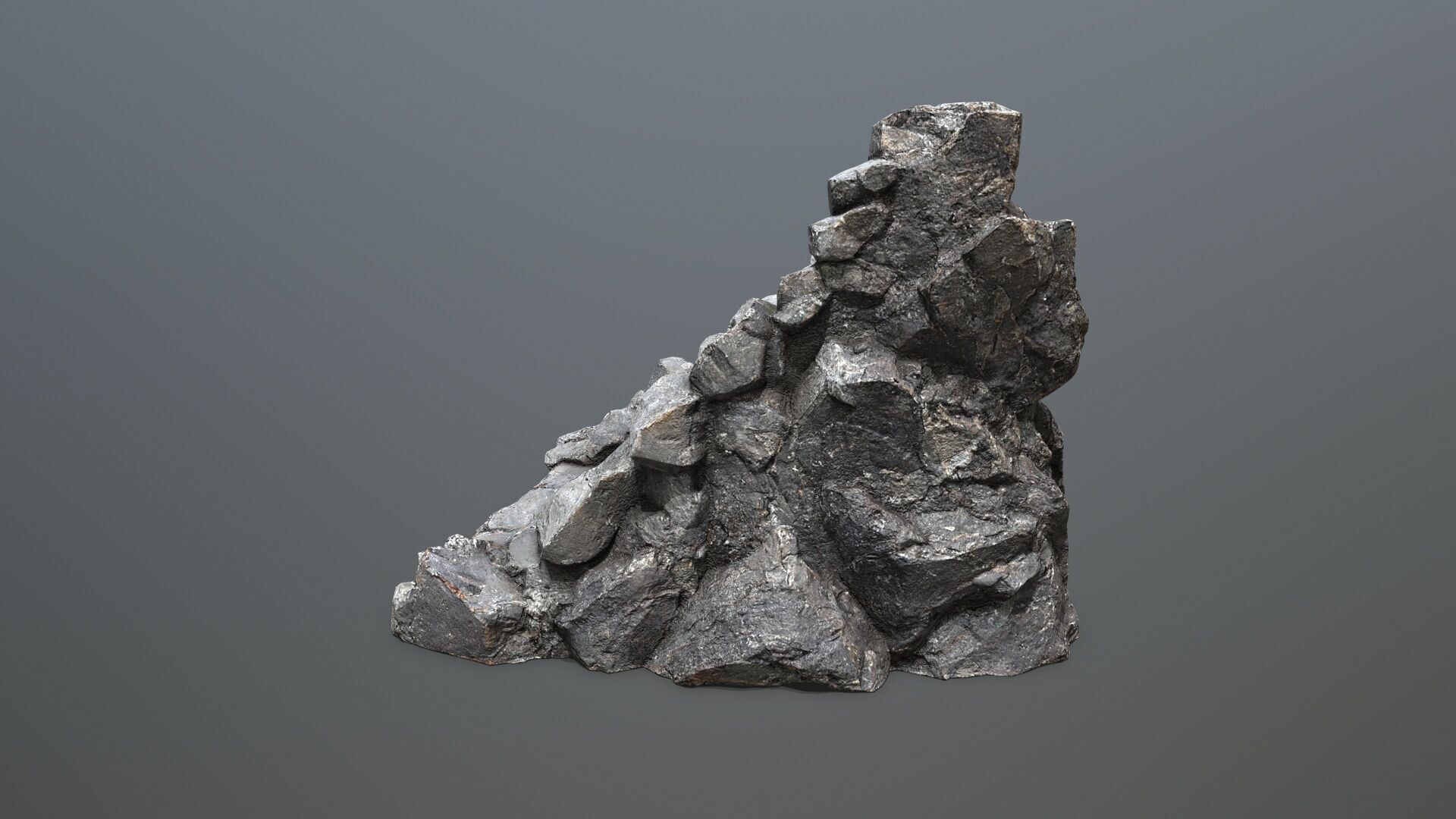 stairs Low-poly 3D model_6