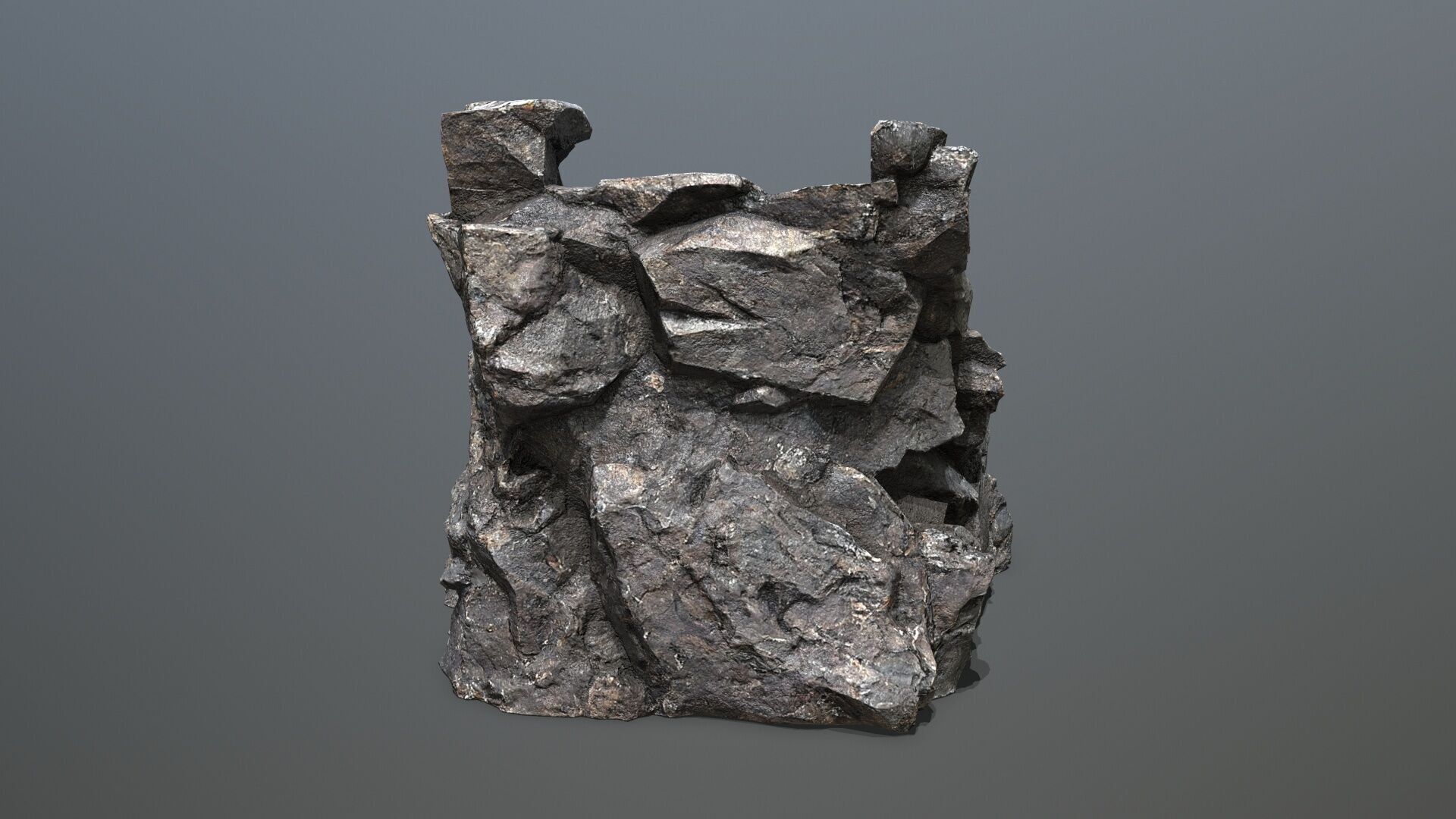 stairs Low-poly 3D model_8