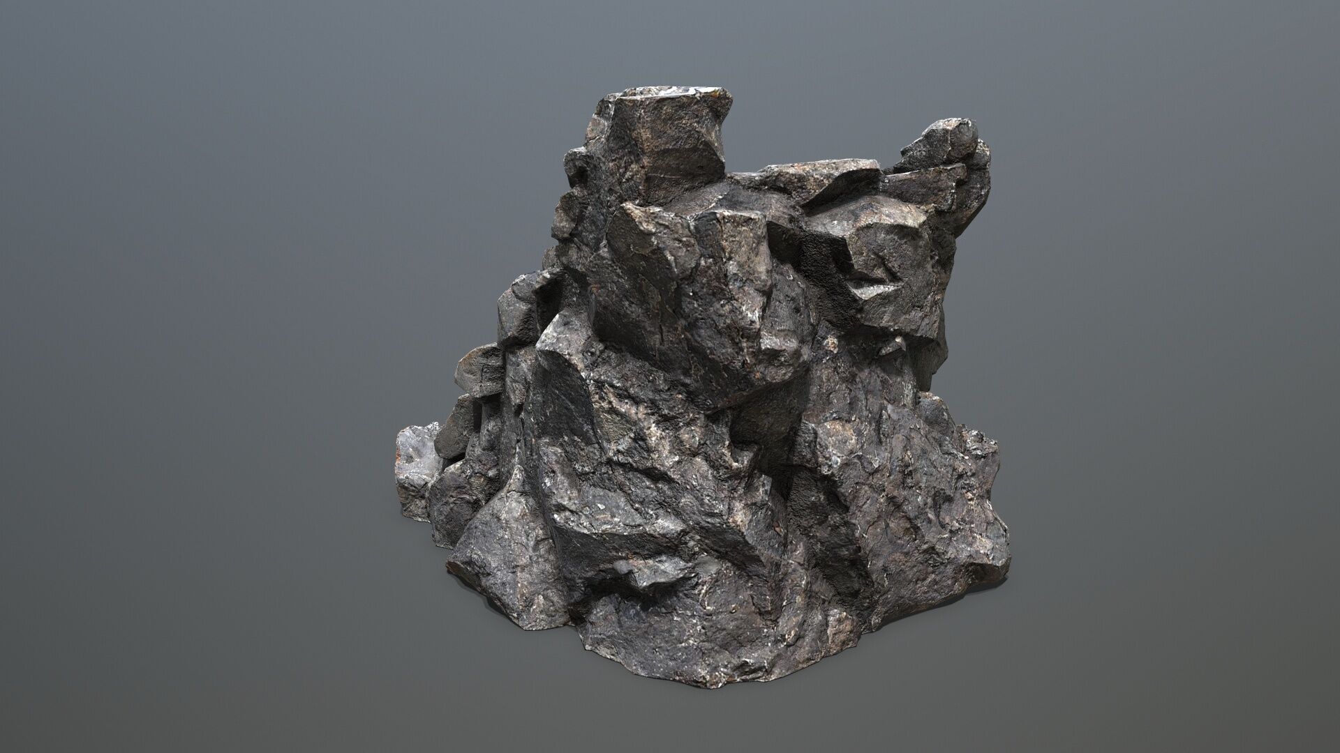 stairs Low-poly 3D model_7