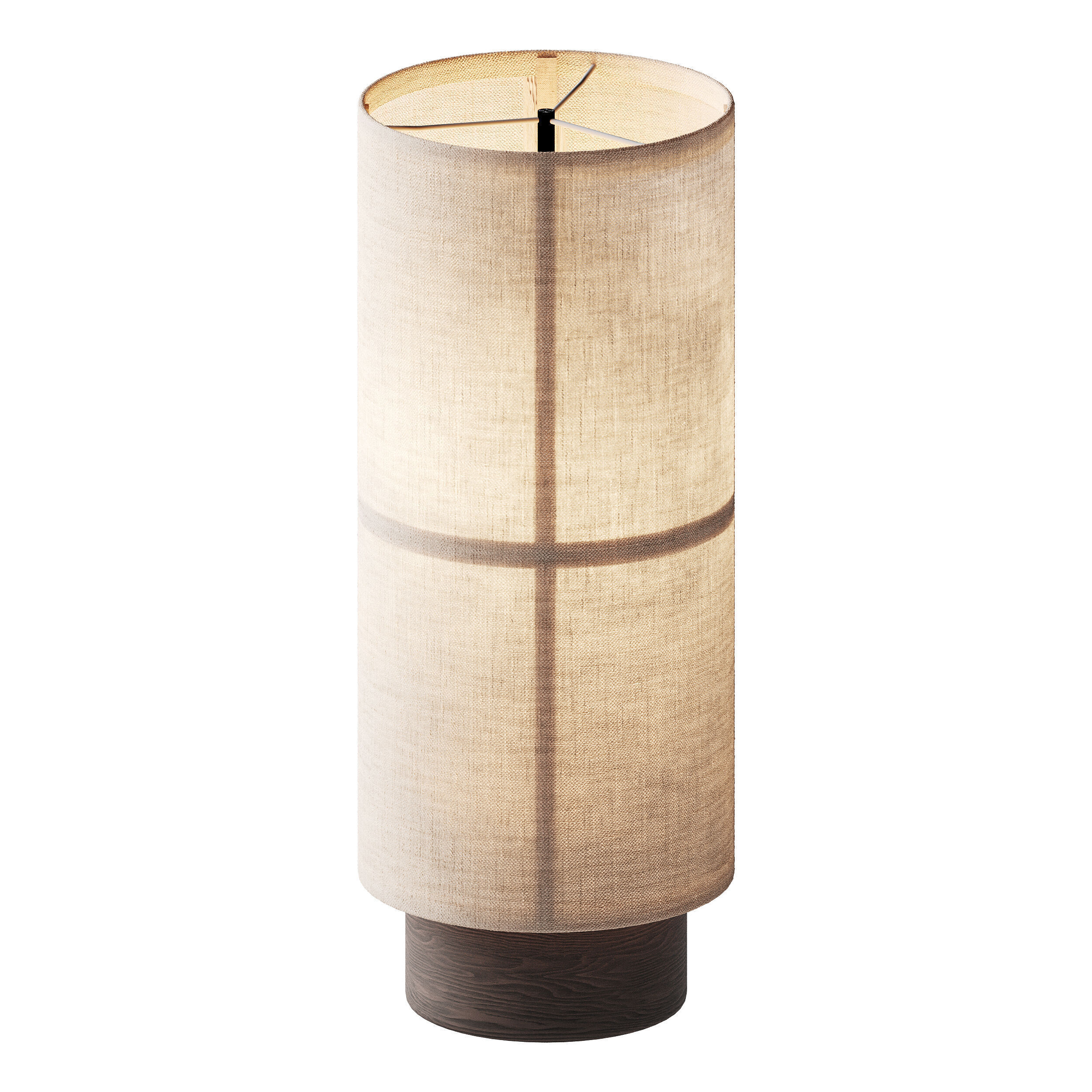 Handgemaakte mobiele tafellamp Hashira 3D model_4