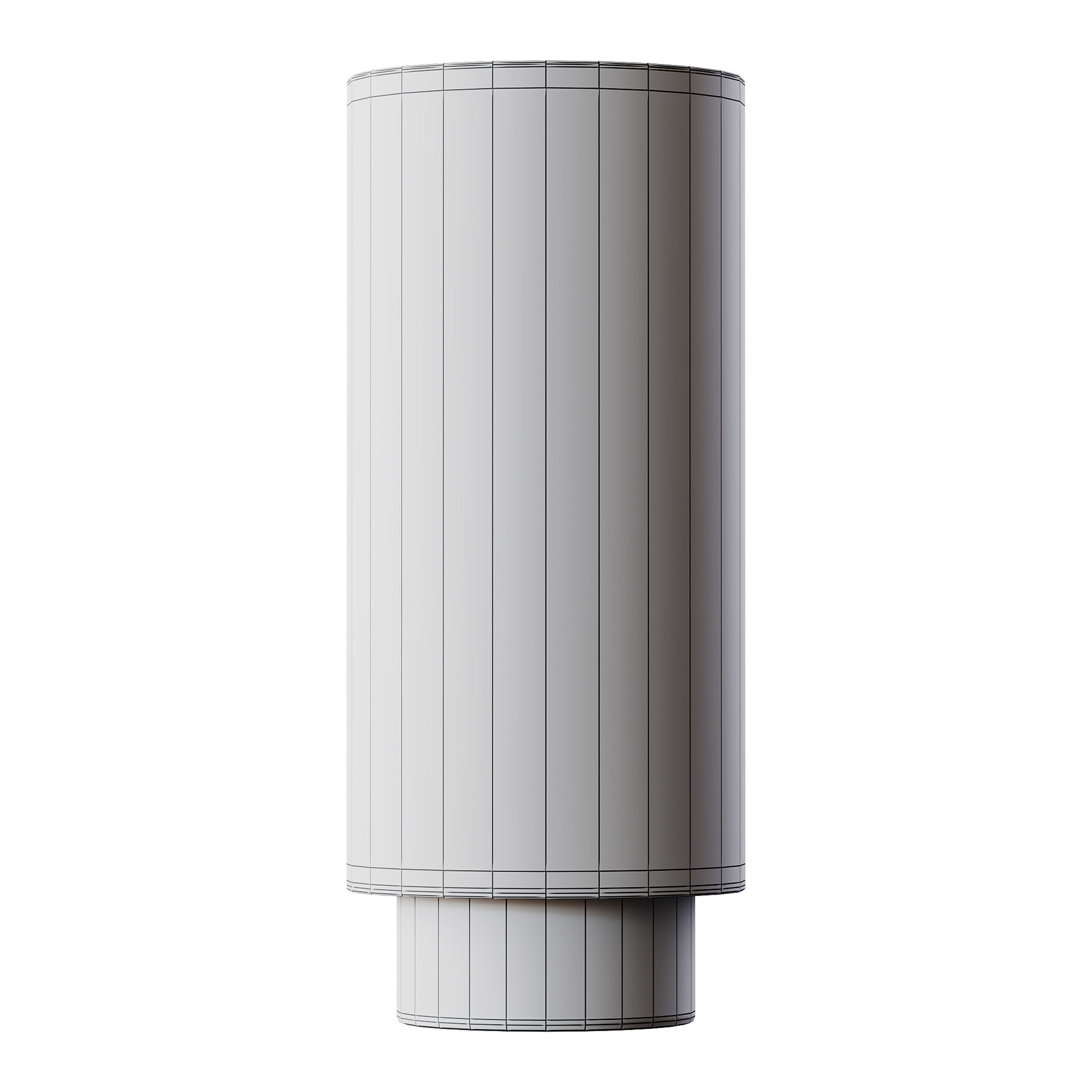 Handgemaakte mobiele tafellamp Hashira 3D model_13