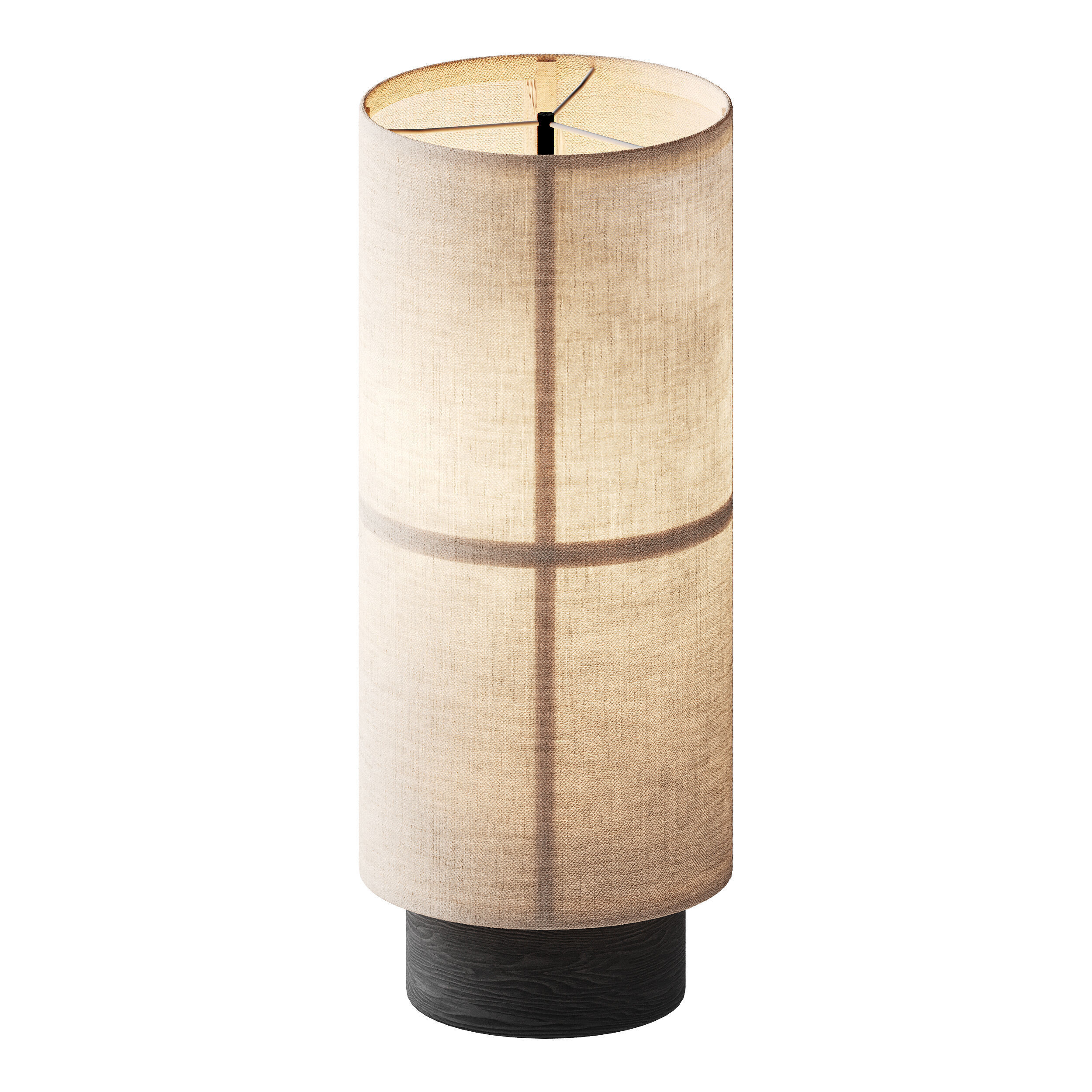 Handgemaakte mobiele tafellamp Hashira 3D model_8