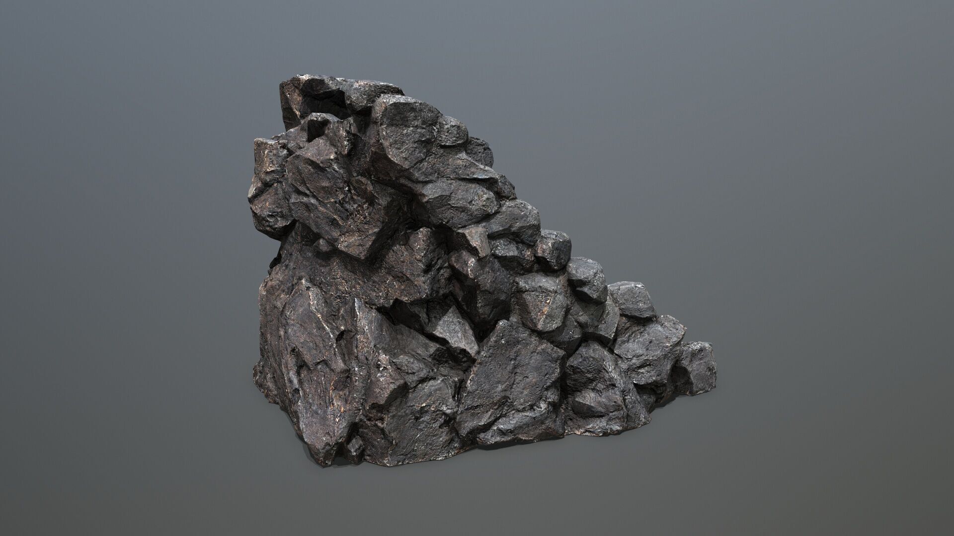 stairs Low-poly 3D model_5