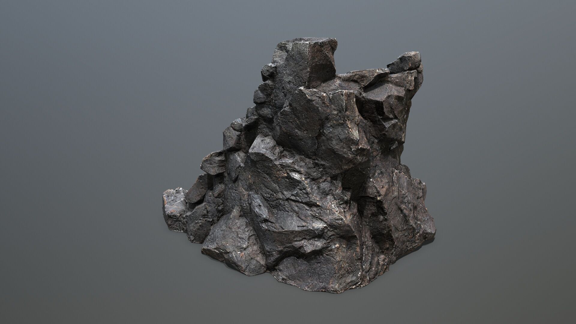 stairs Low-poly 3D model_7