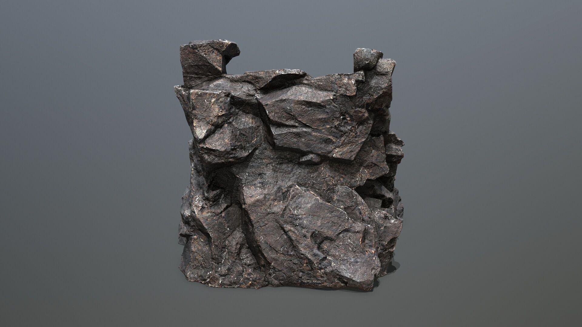 stairs Low-poly 3D model_6