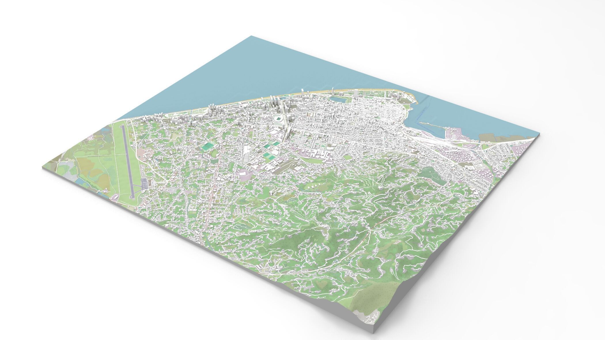 Cityscape Batumi Georgia 3D model_10