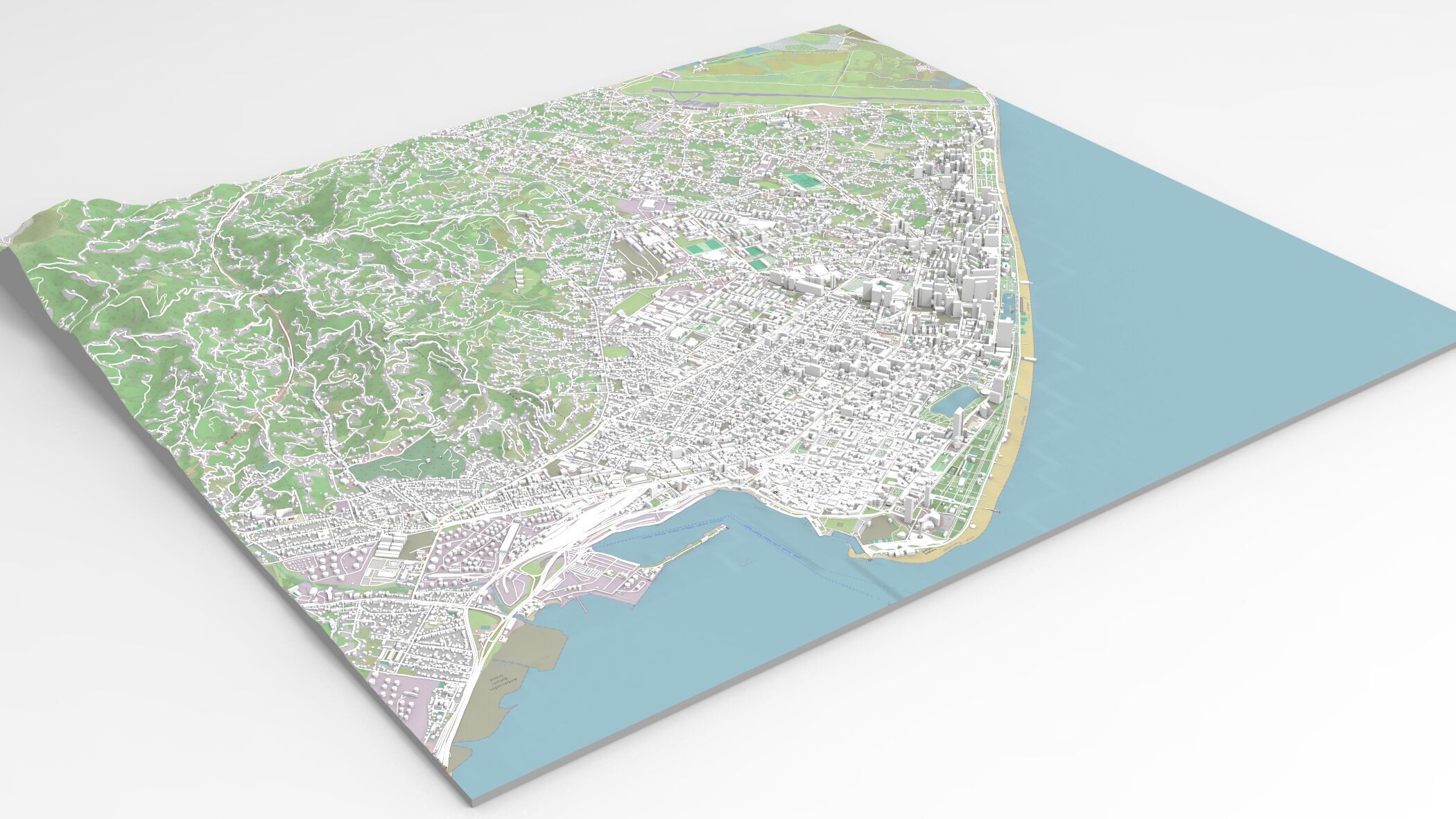 Cityscape Batumi Georgia 3D model_6