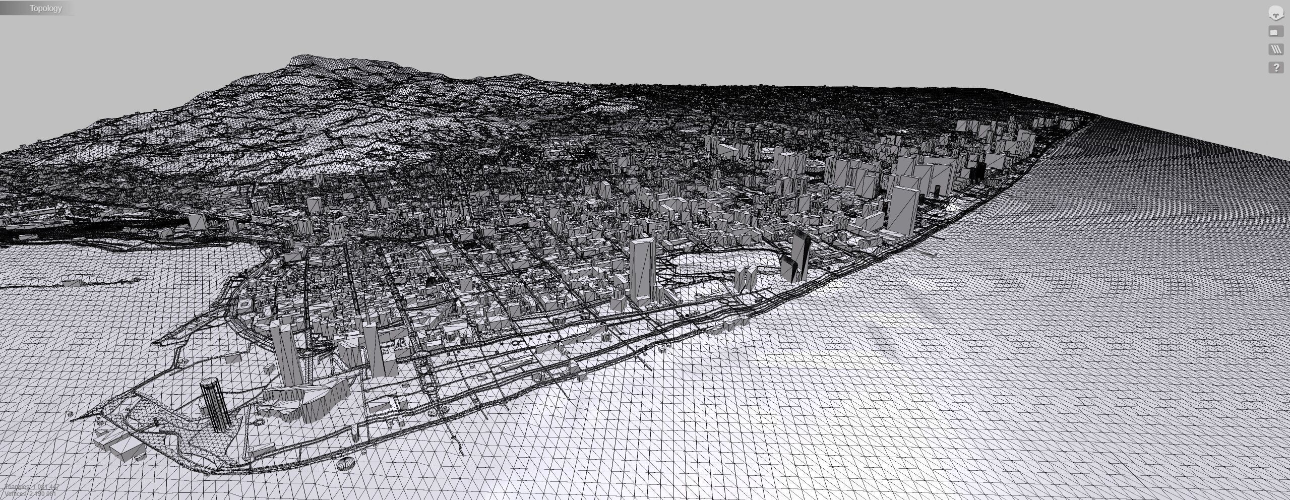 Cityscape Batumi Georgia 3D model_15