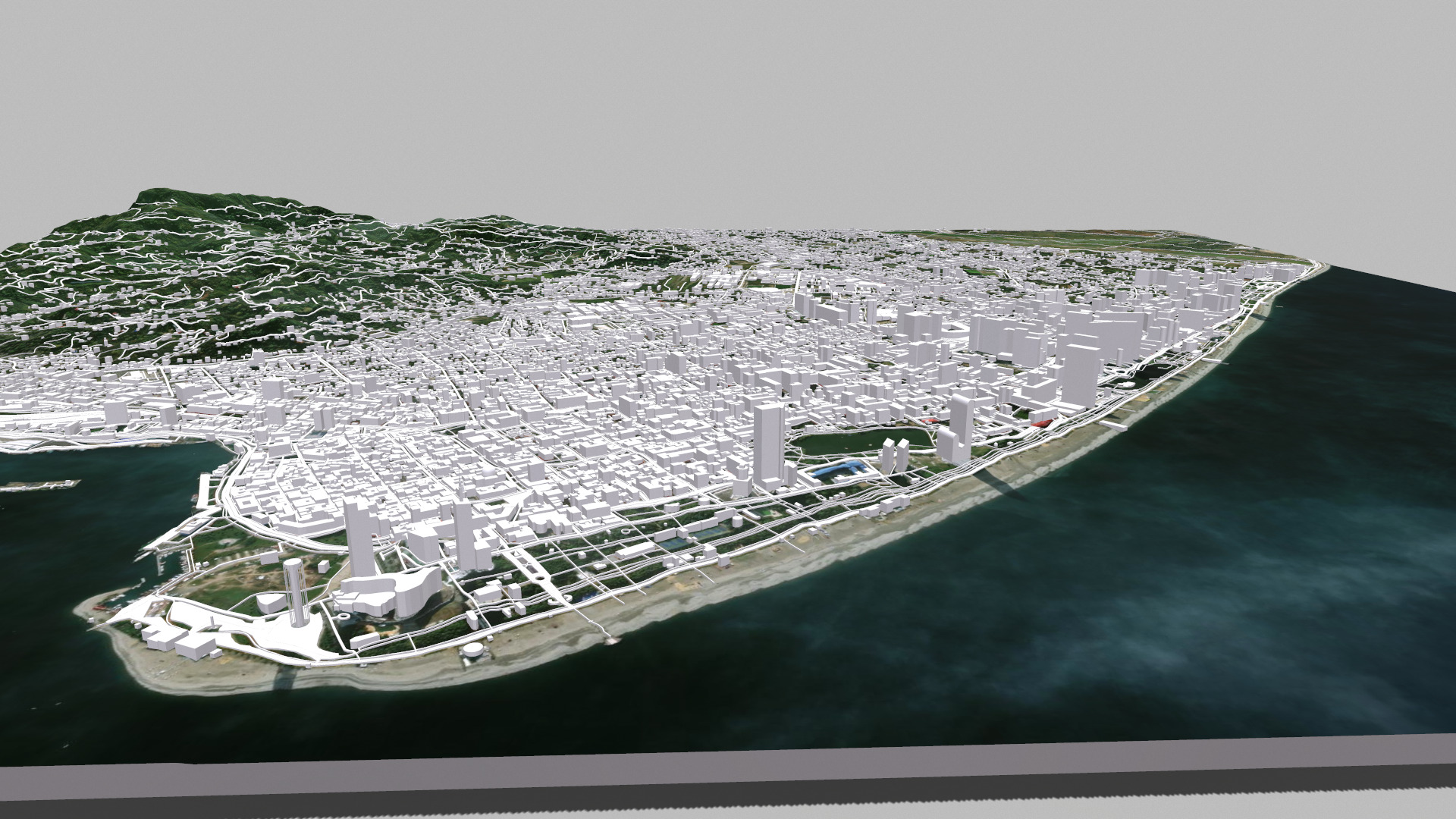 Cityscape Batumi Georgia 3D model_5