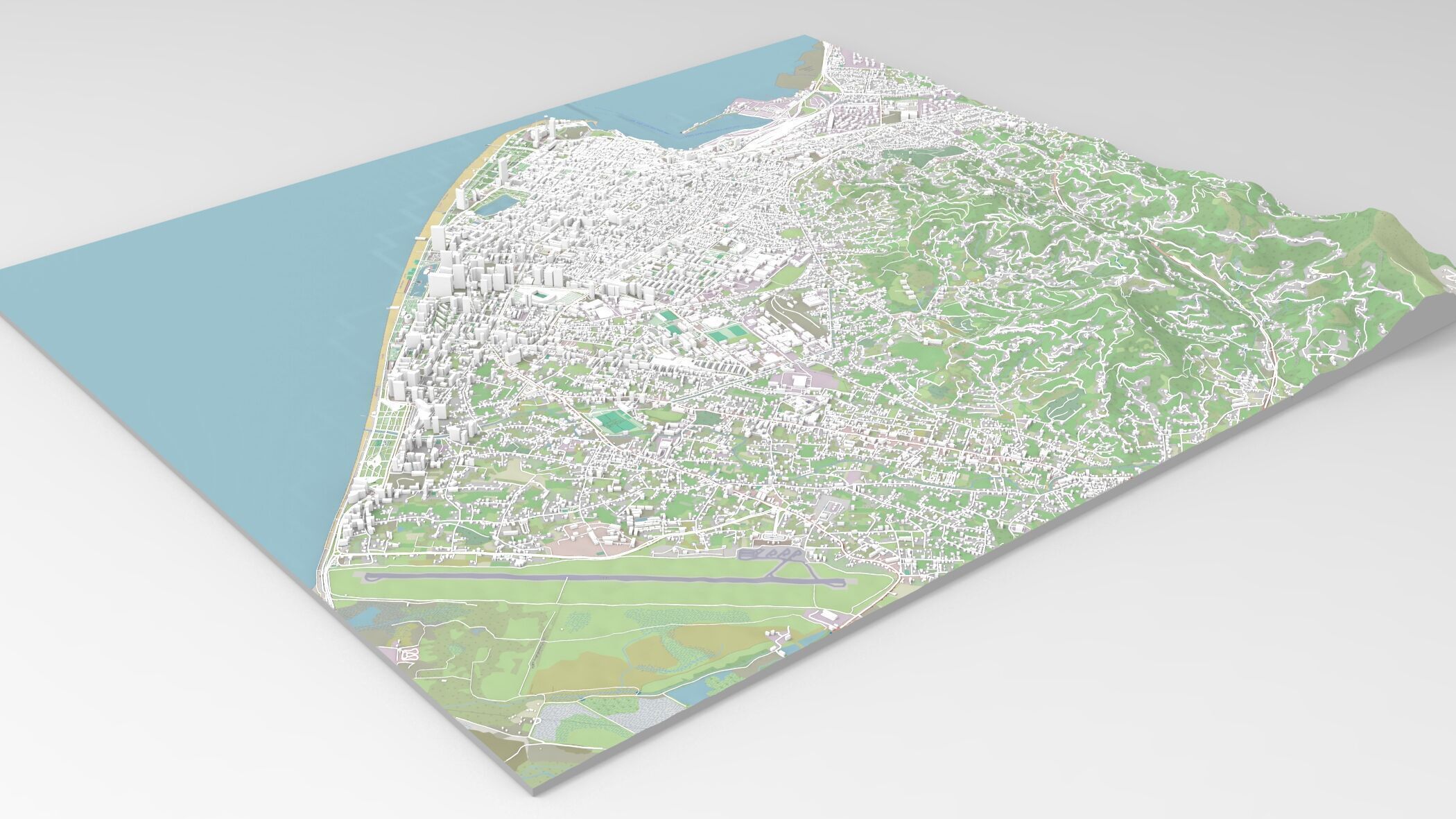 Cityscape Batumi Georgia 3D model_8