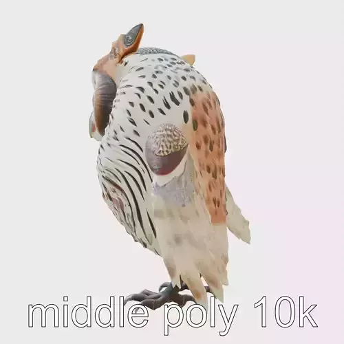 Cybernetic Barn Owl with Camera Eyes and Silent Wings