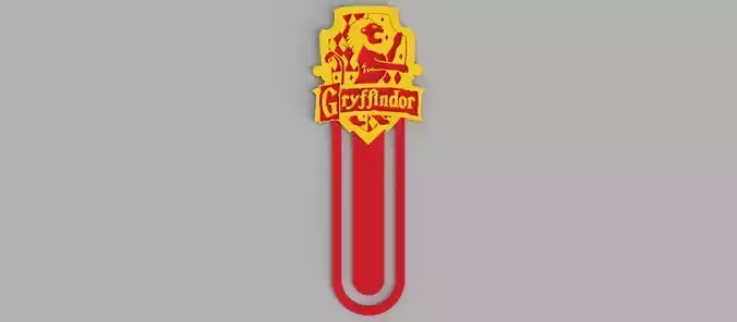 gryffindor crest harry potter bookmark