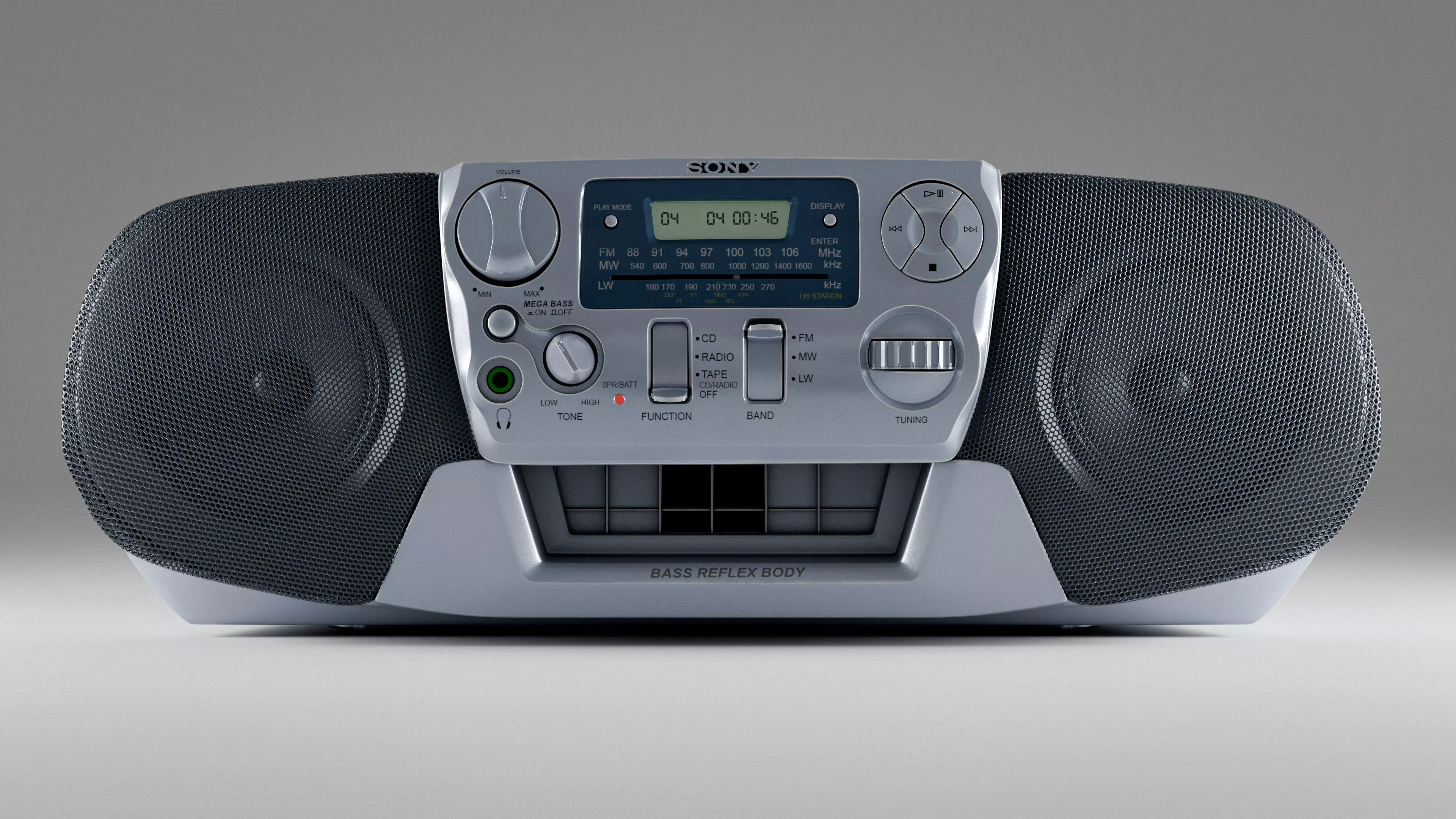 Sony CFD-V31L Cd Radio Cassette-Corder 3D model_0