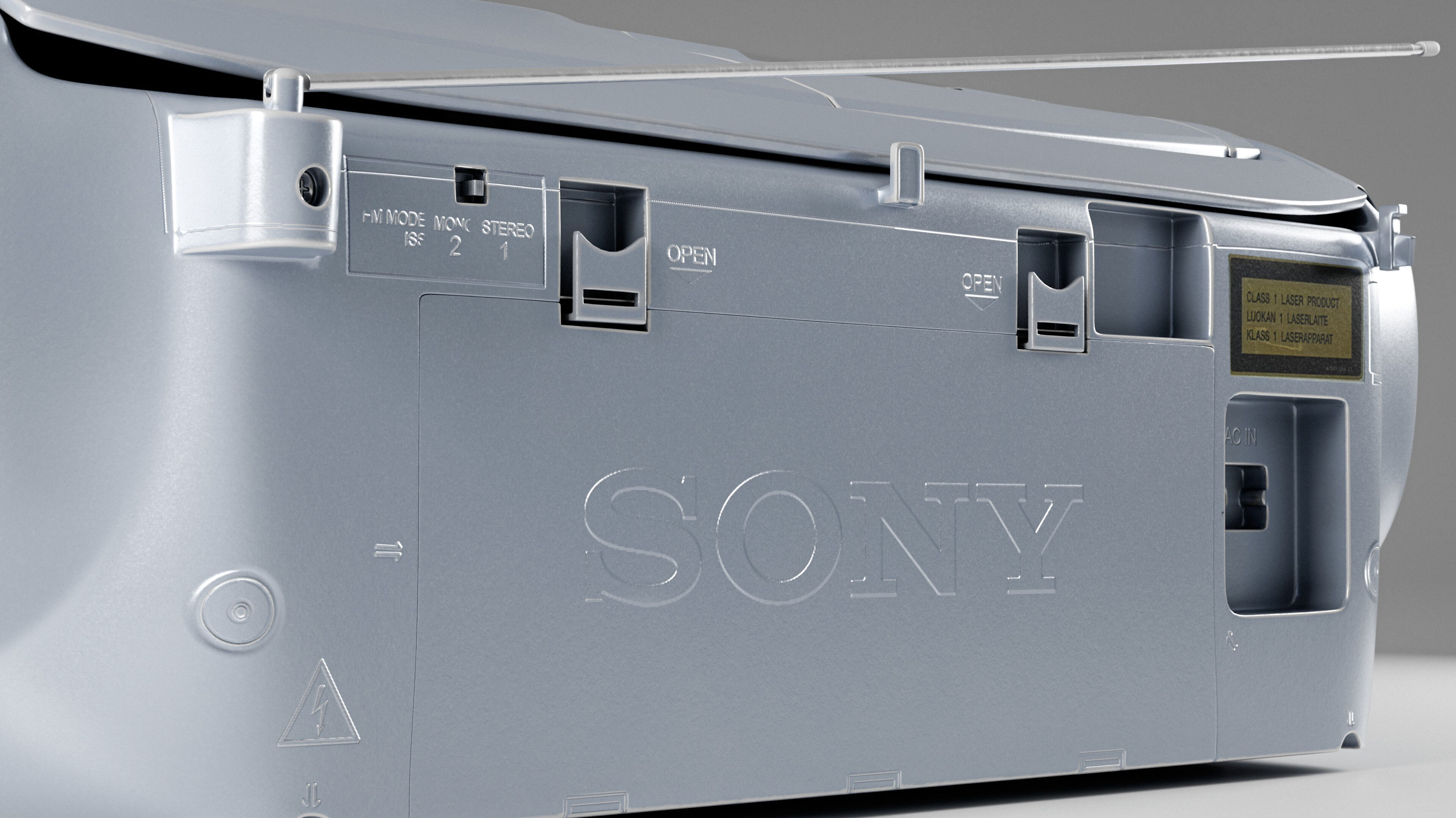 Sony CFD-V31L Cd Radio Cassette-Corder 3D model_11