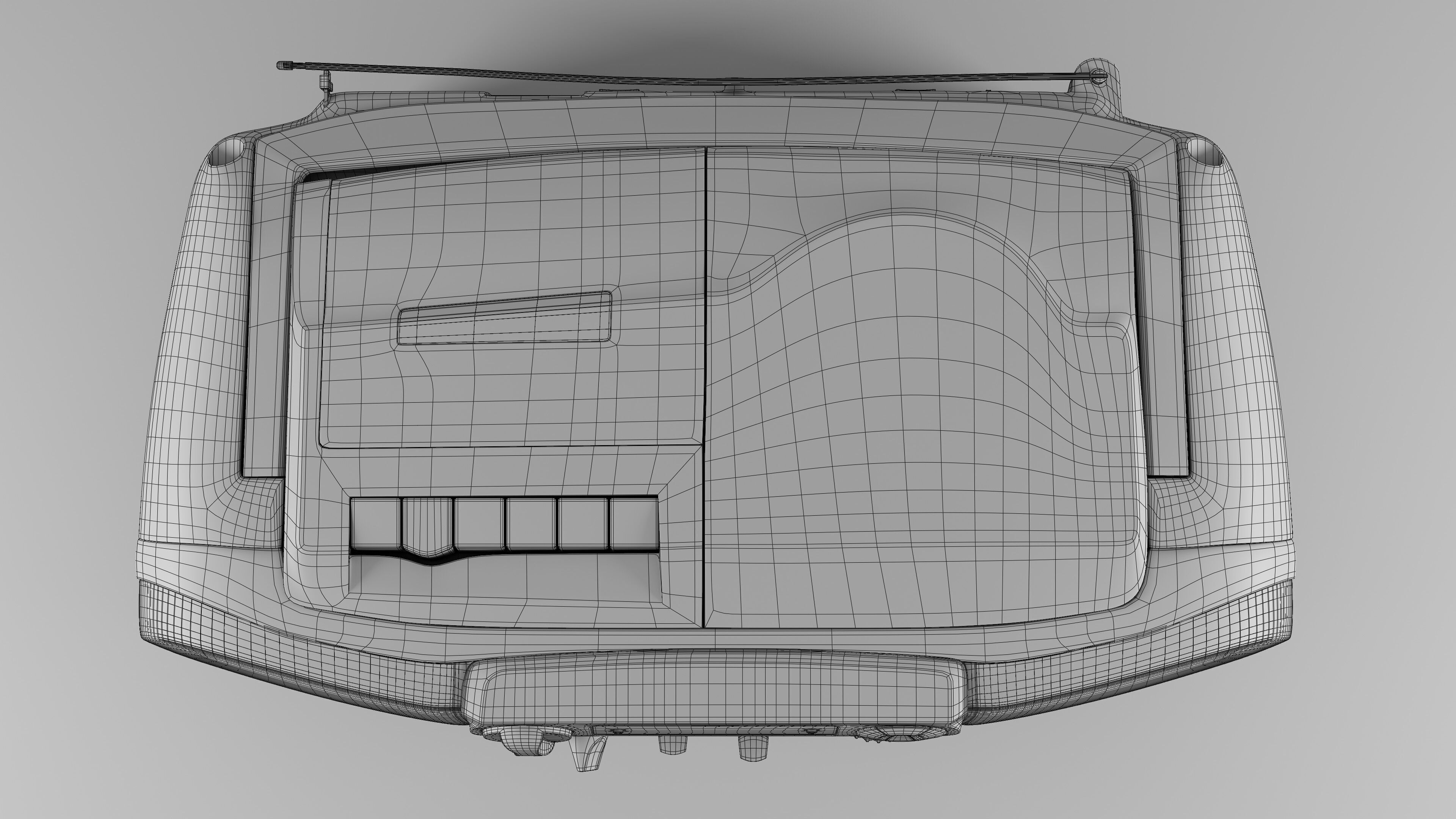 Sony CFD-V31L Cd Radio Cassette-Corder 3D model_15