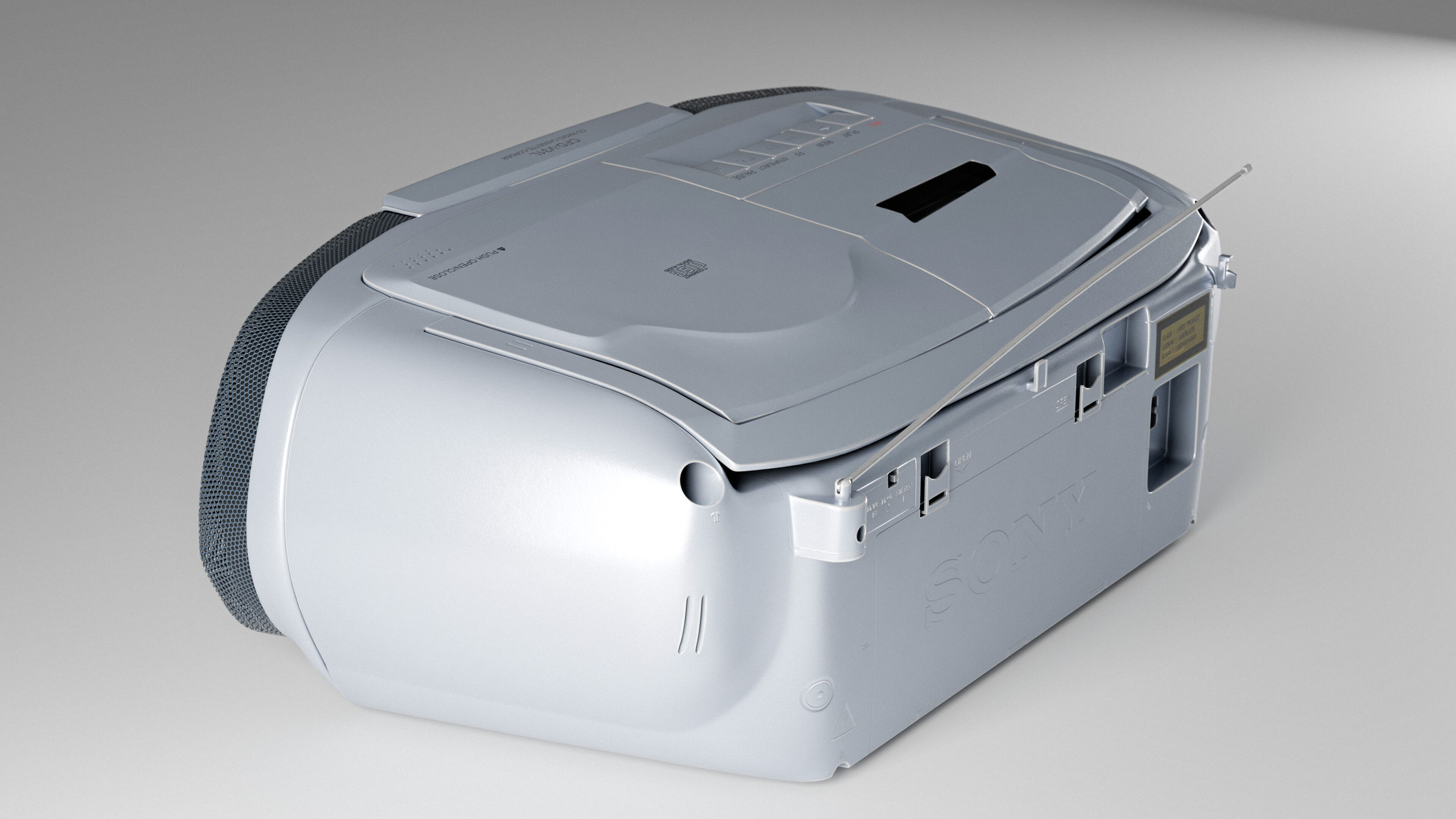 Sony CFD-V31L Cd Radio Cassette-Corder 3D model_4