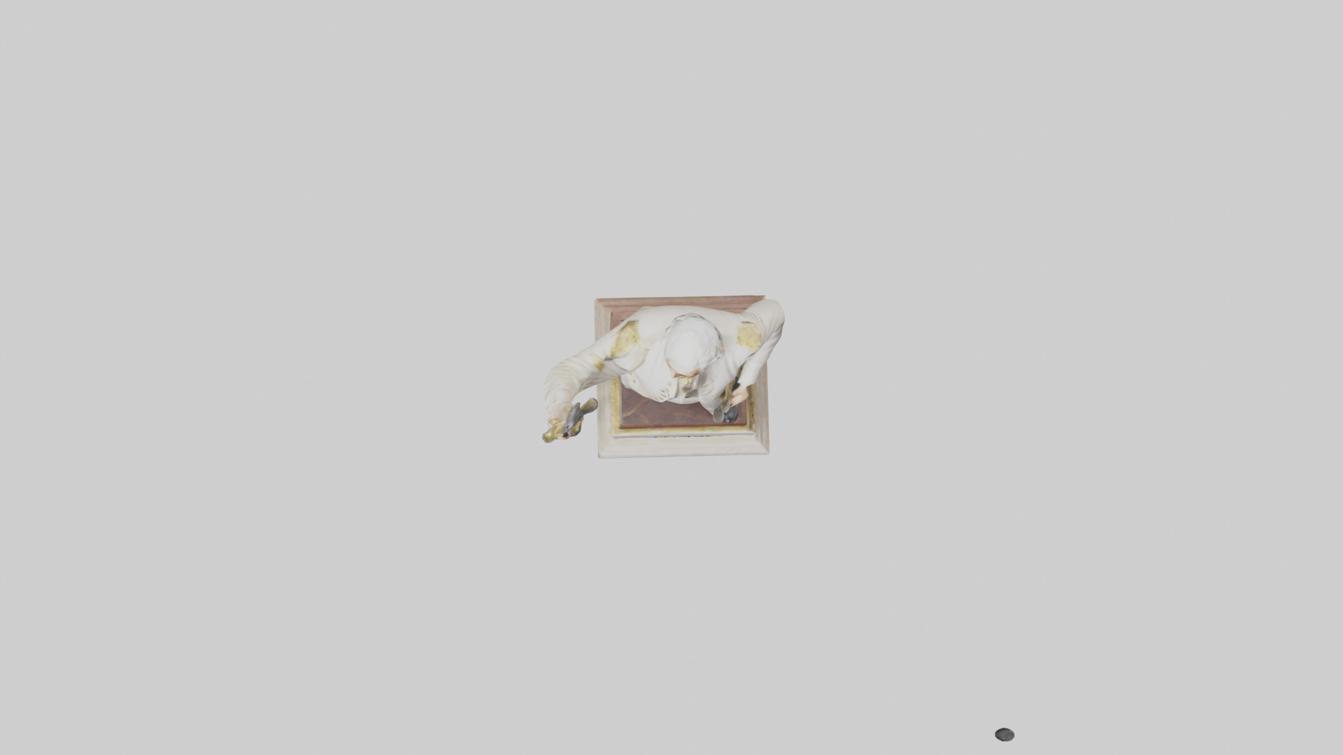 George Washington statue model Low-poly 3D model_14