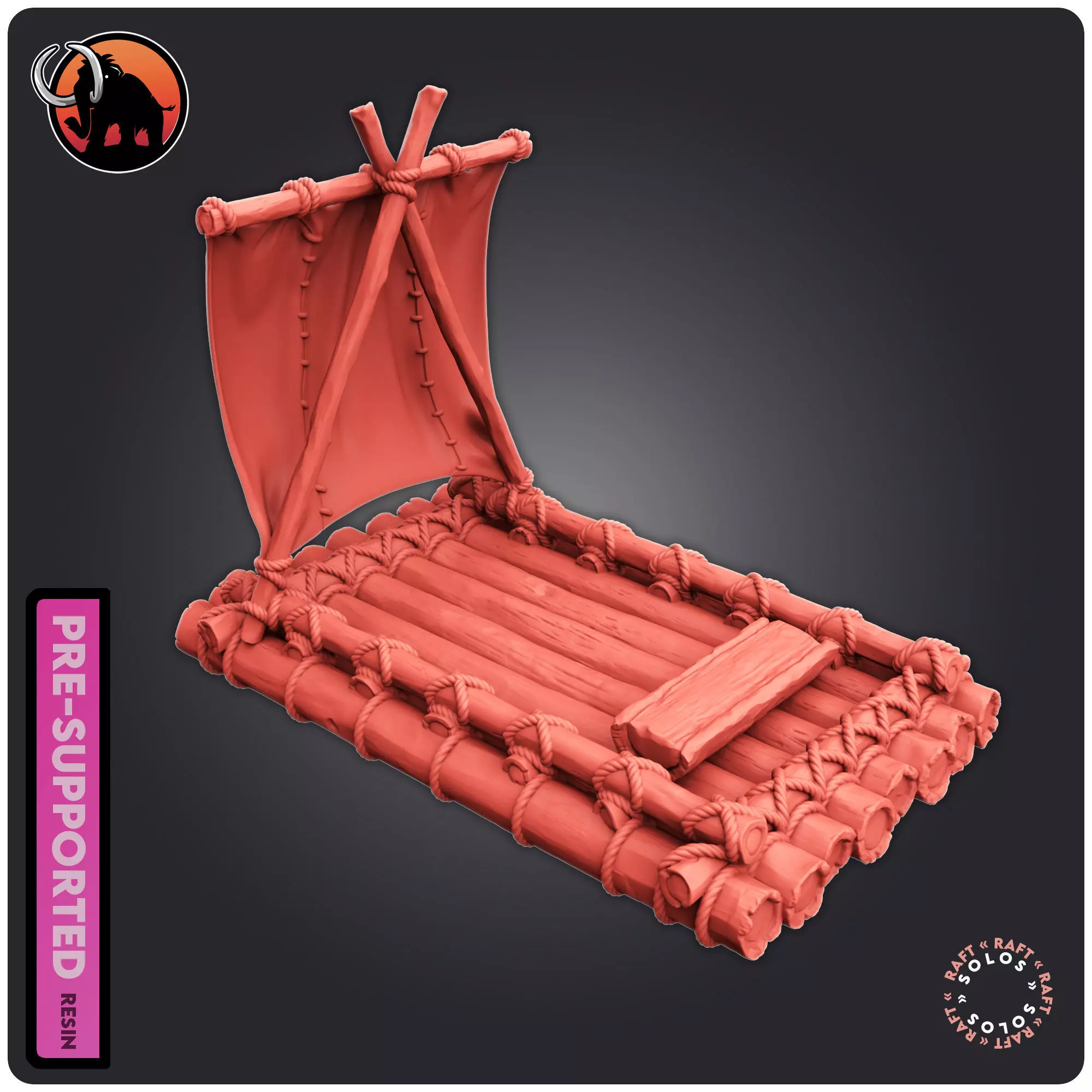 Rafts 3D print model_0
