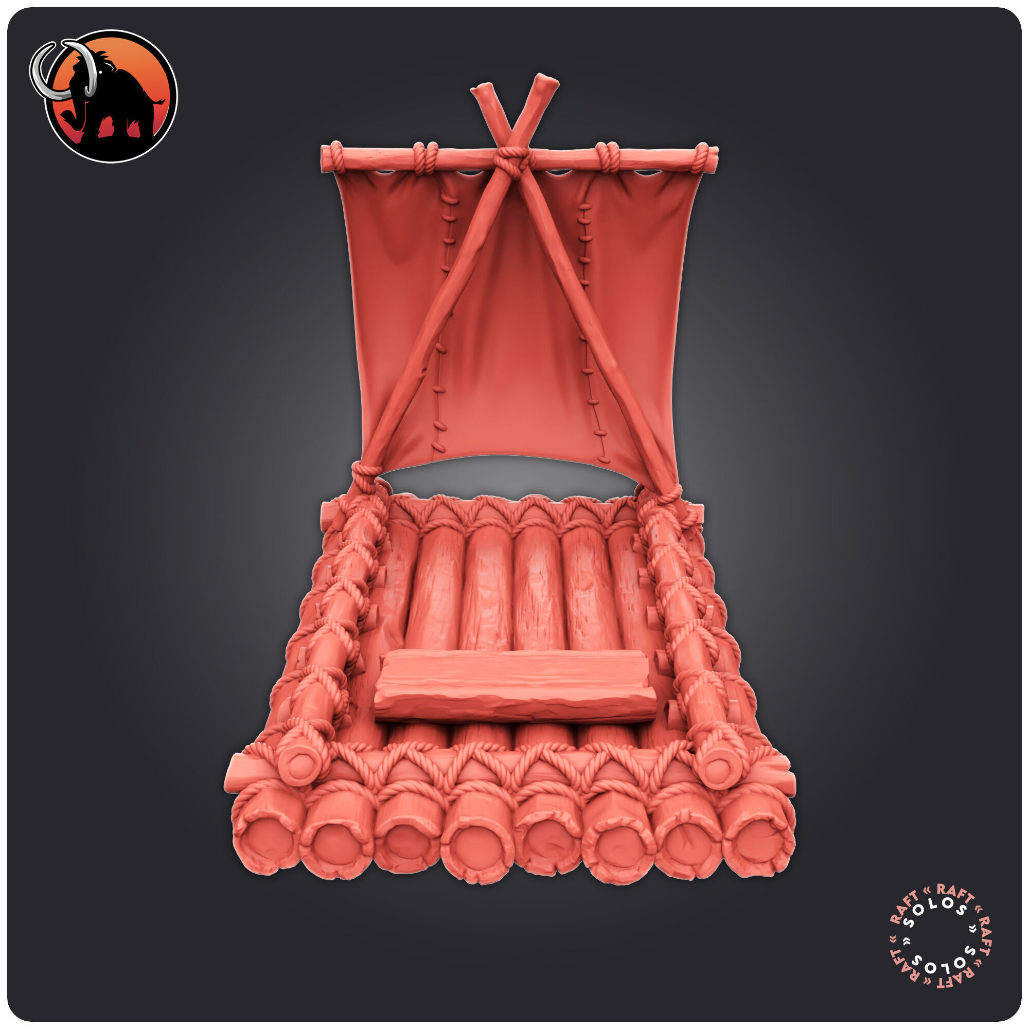 Rafts 3D print model_3