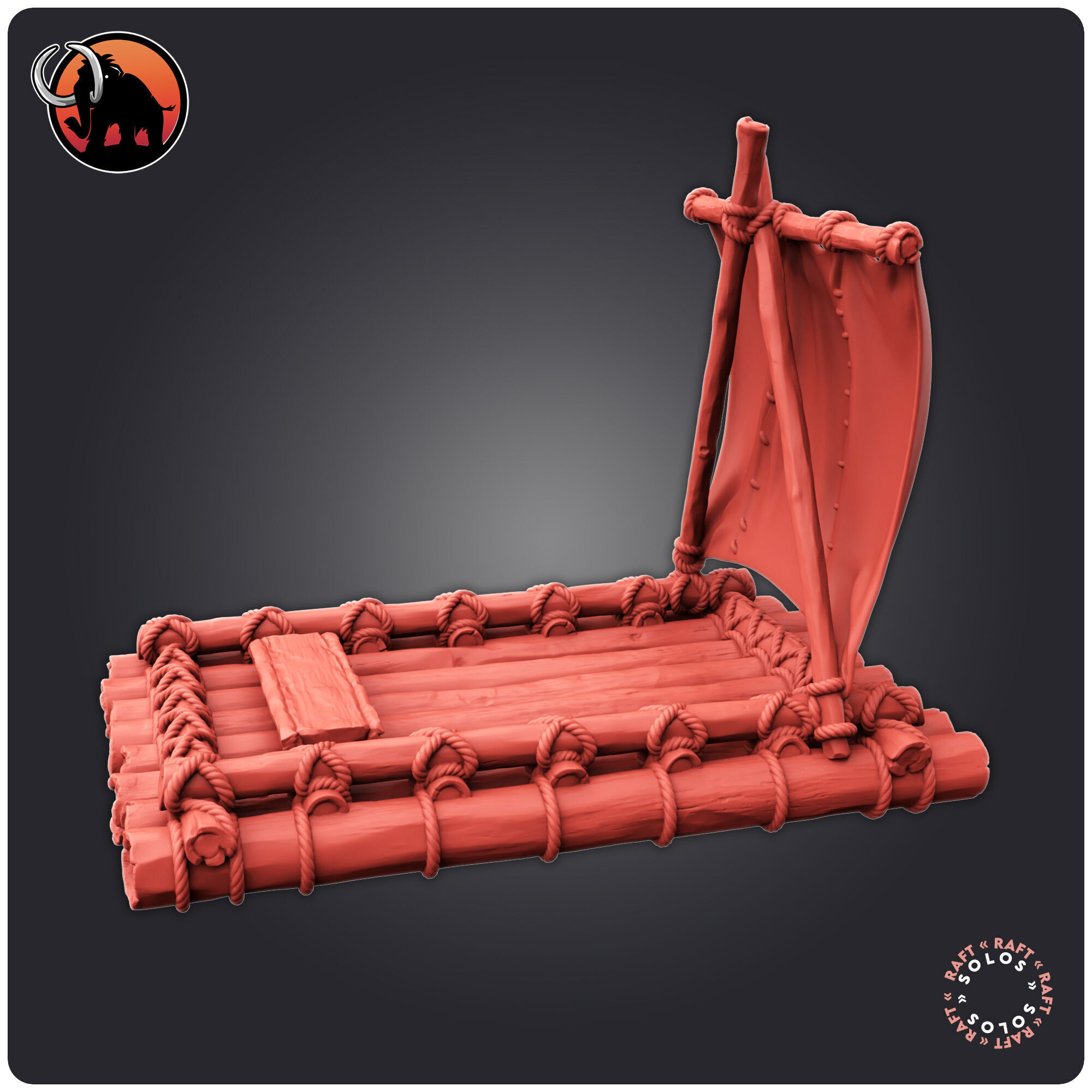 Rafts 3D print model_4