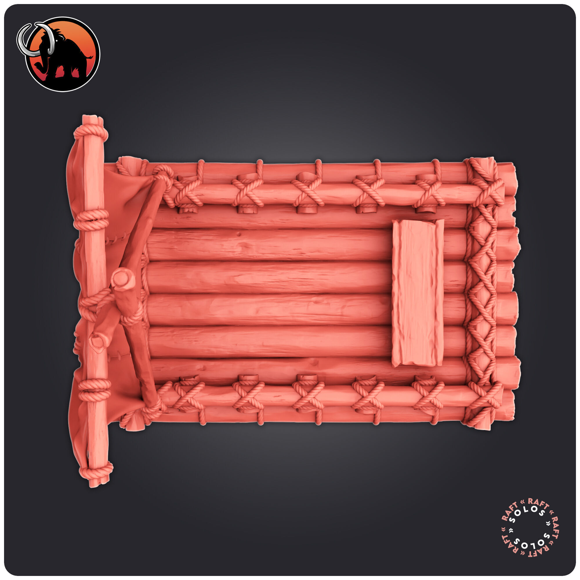 Rafts 3D print model_6