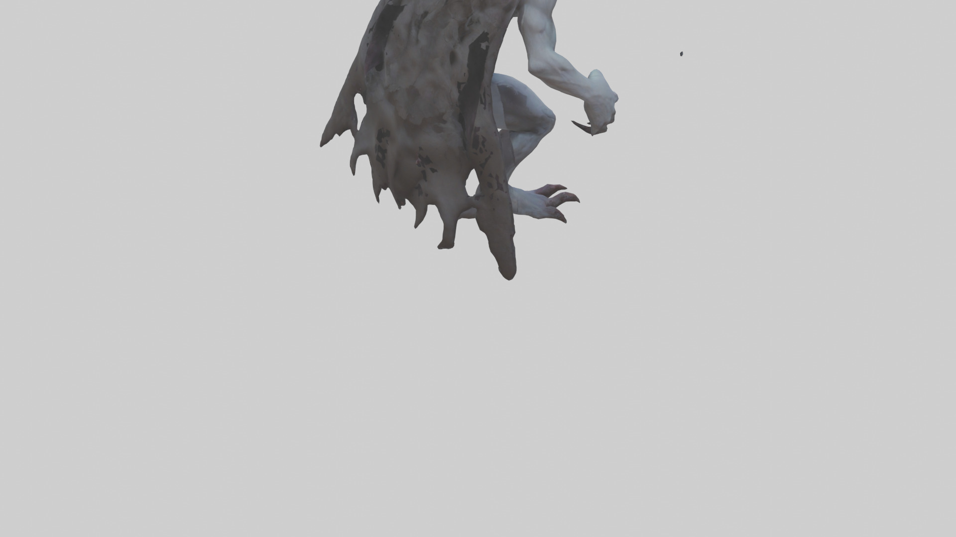 Ghastly demon model Low-poly 3D model_4
