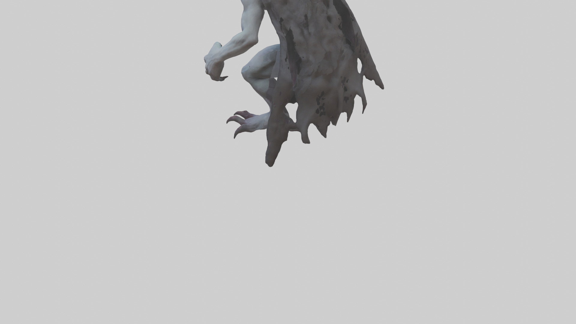 Ghastly demon model Low-poly 3D model_3