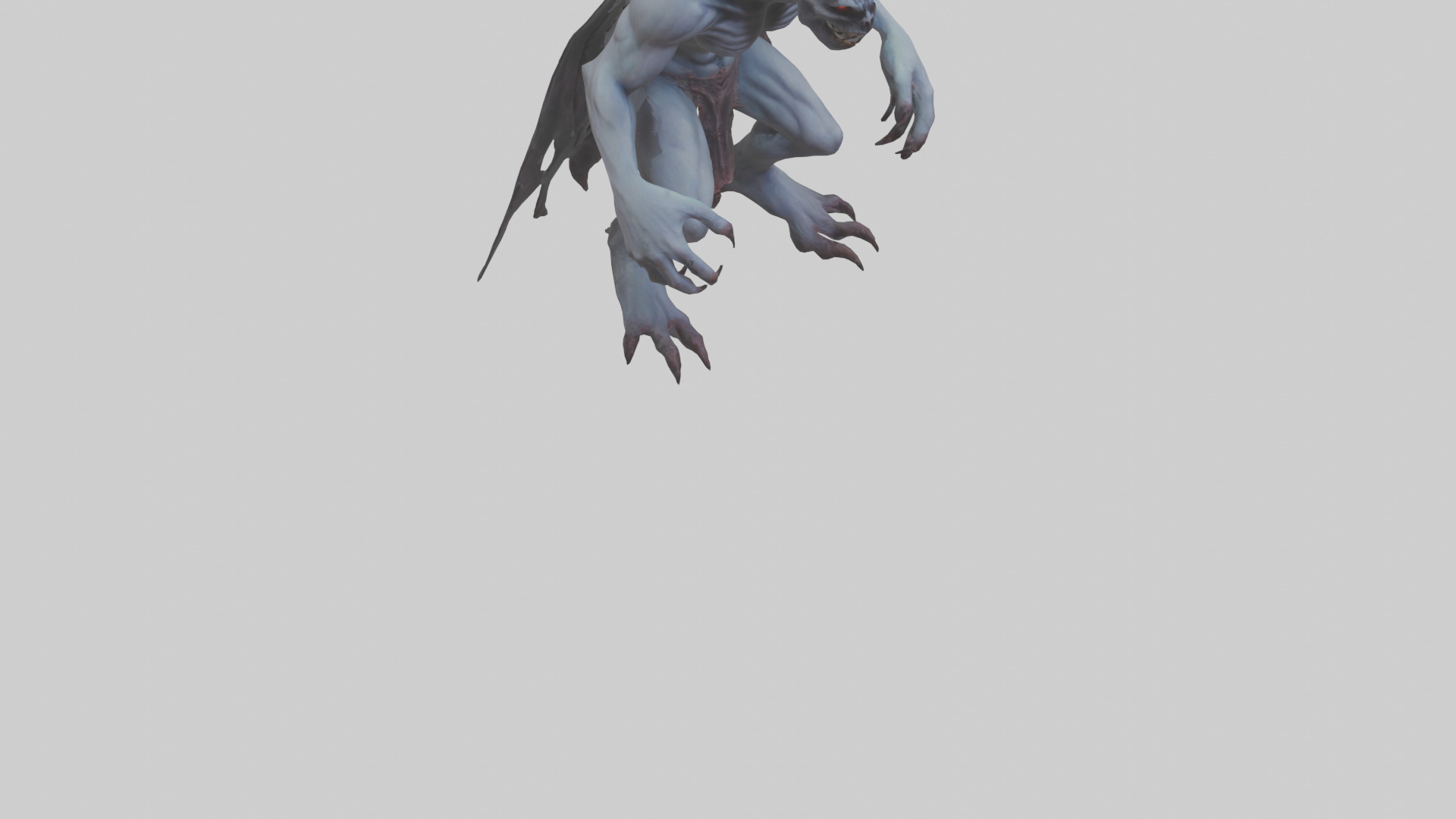 Ghastly demon model Low-poly 3D model_6