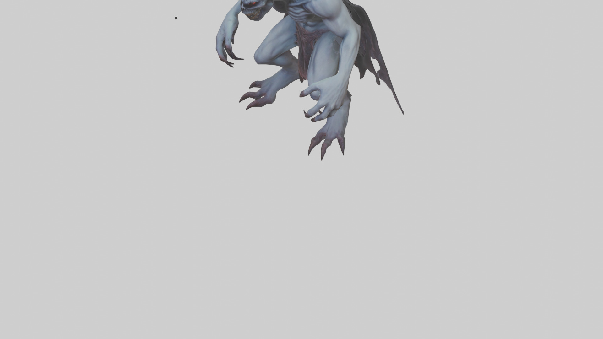 Ghastly demon model Low-poly 3D model_5
