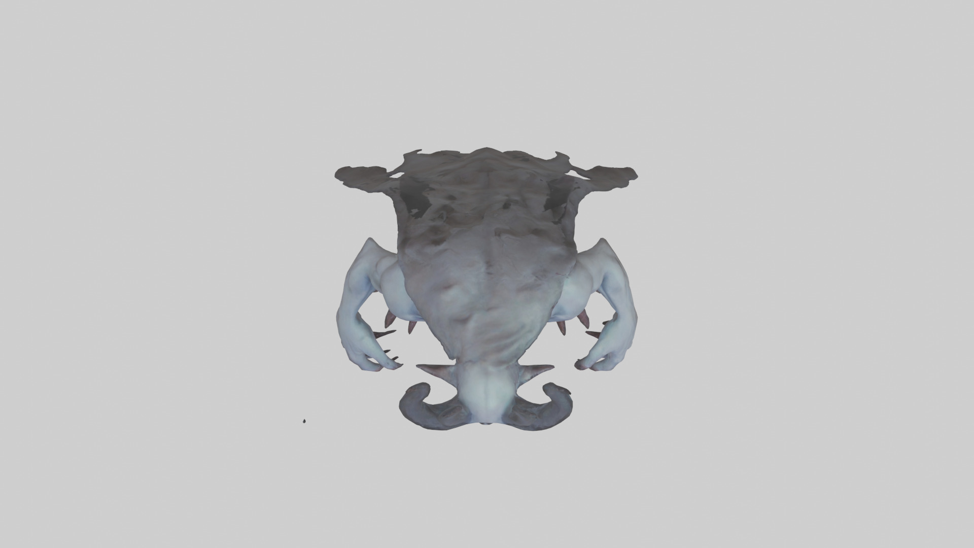 Ghastly demon model Low-poly 3D model_14