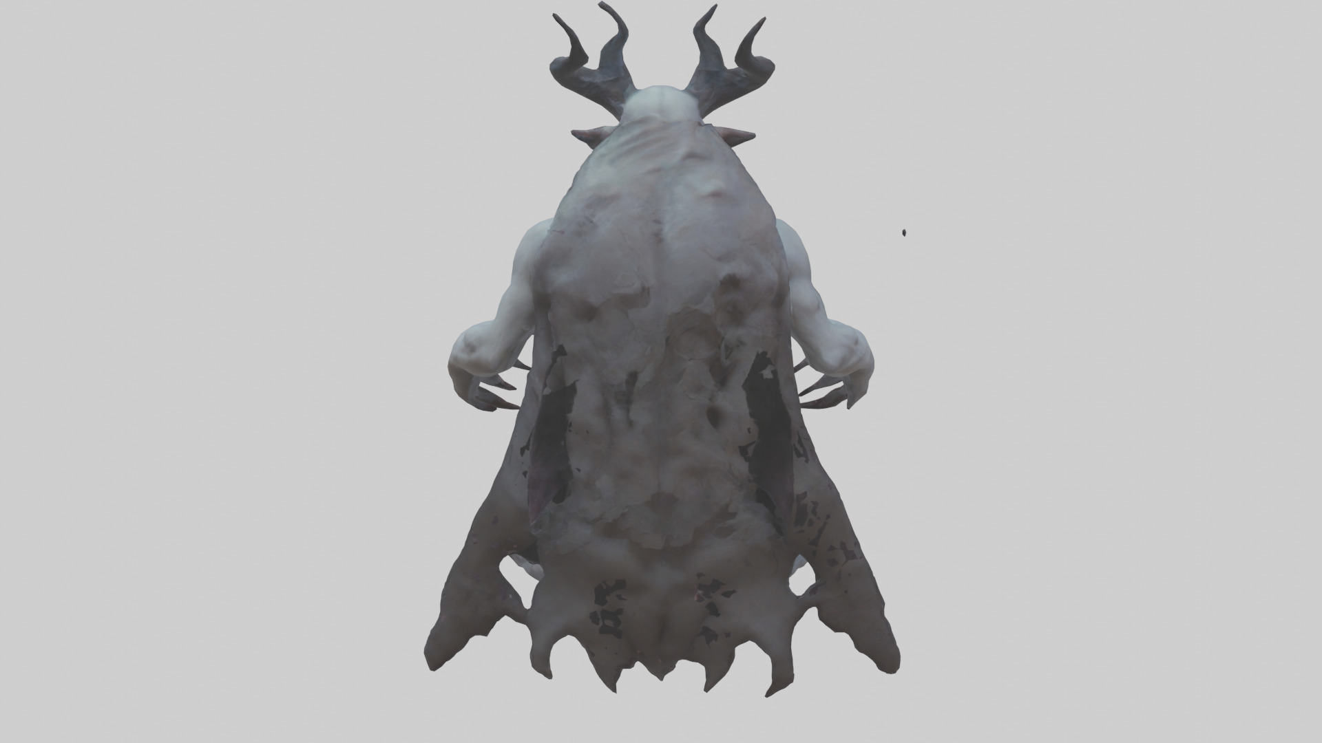 Ghastly demon model Low-poly 3D model_15