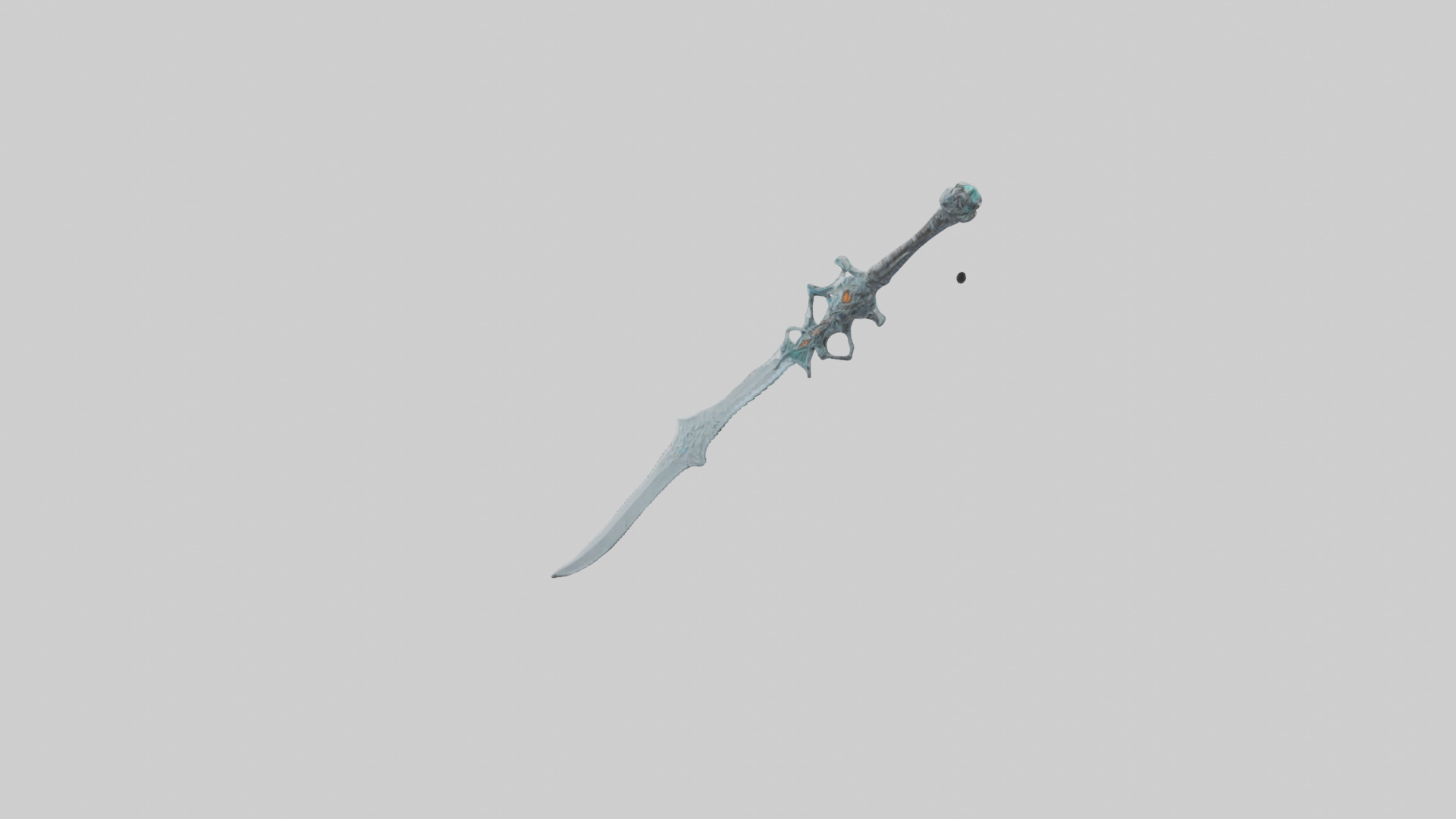 Ghost Blade model Low-poly 3D model_2