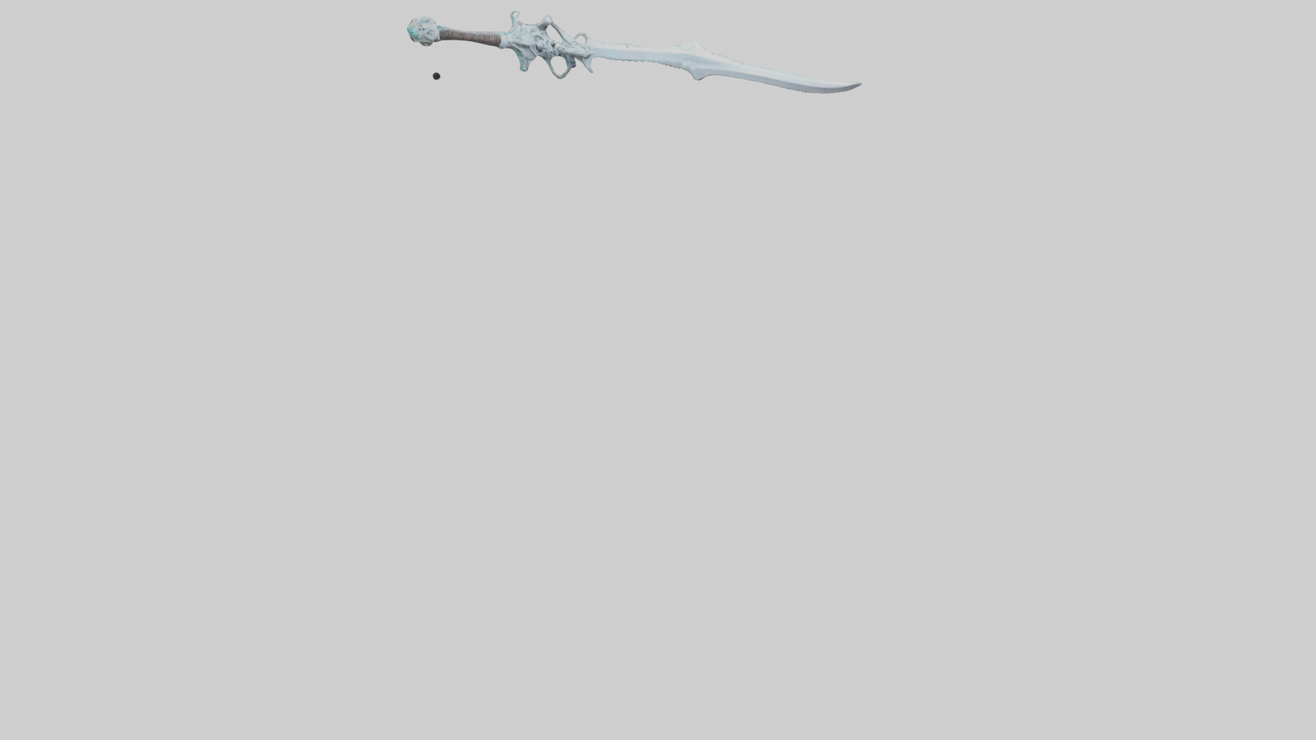 Ghost Blade model Low-poly 3D model_6
