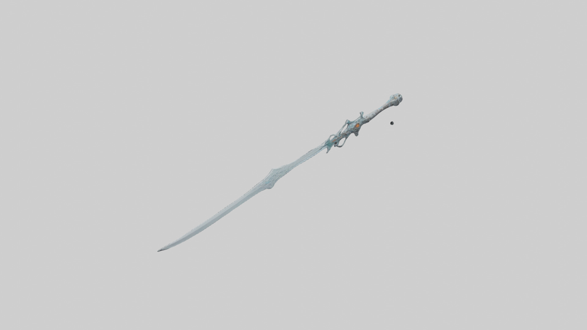Ghost Blade model Low-poly 3D model_1