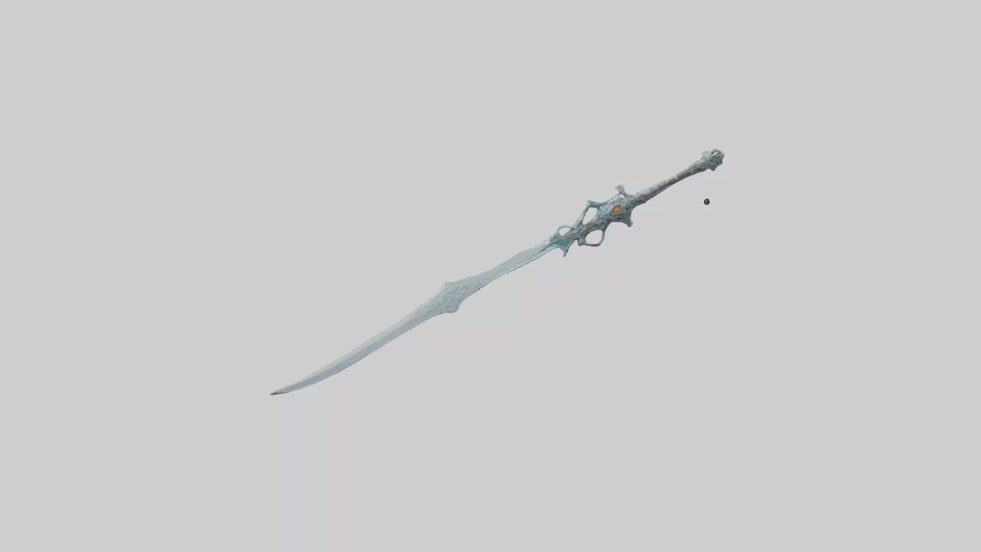 Ghost Blade model Low-poly 3D model_0