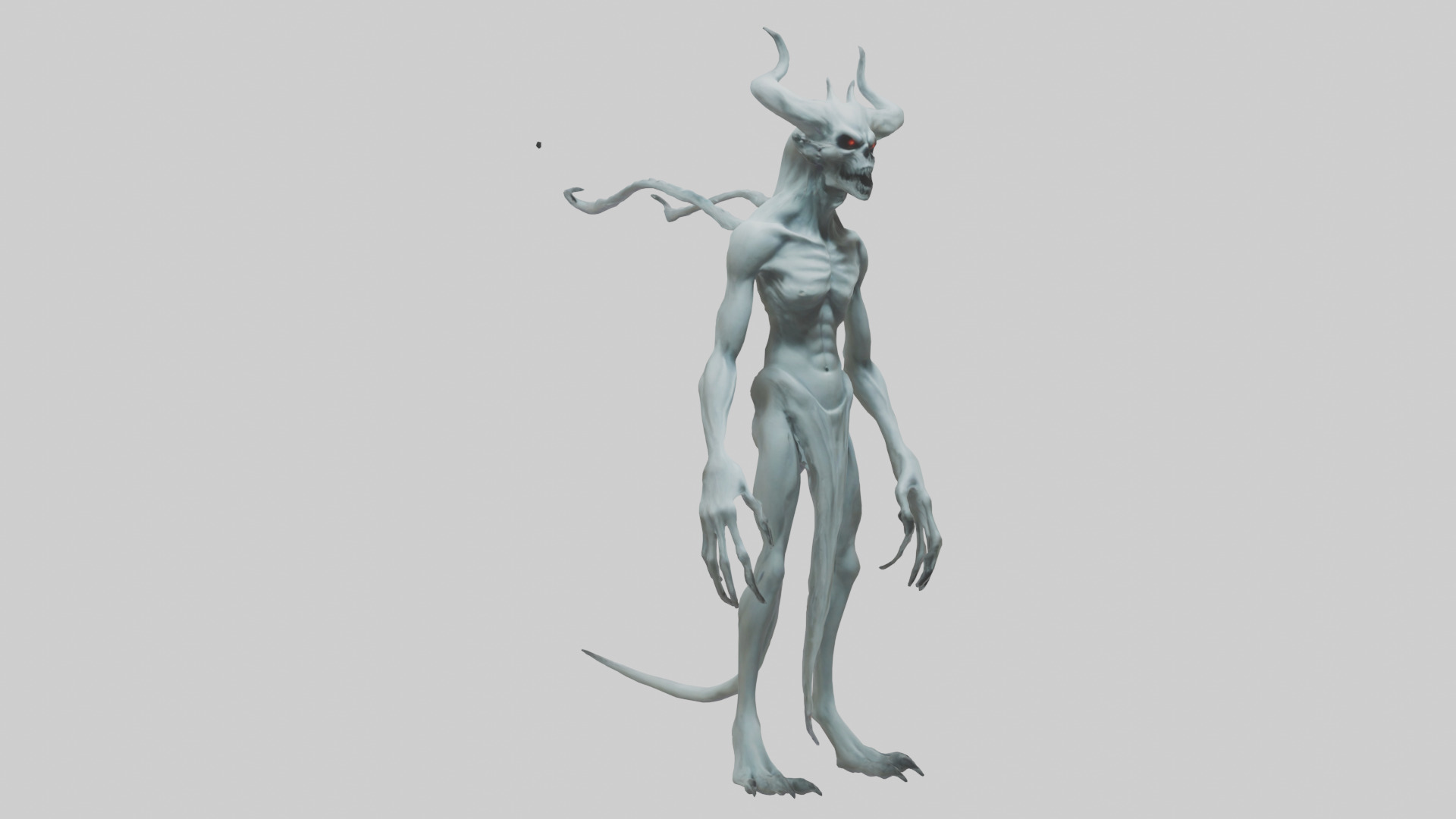 Ghost Demon model Low-poly 3D model_7