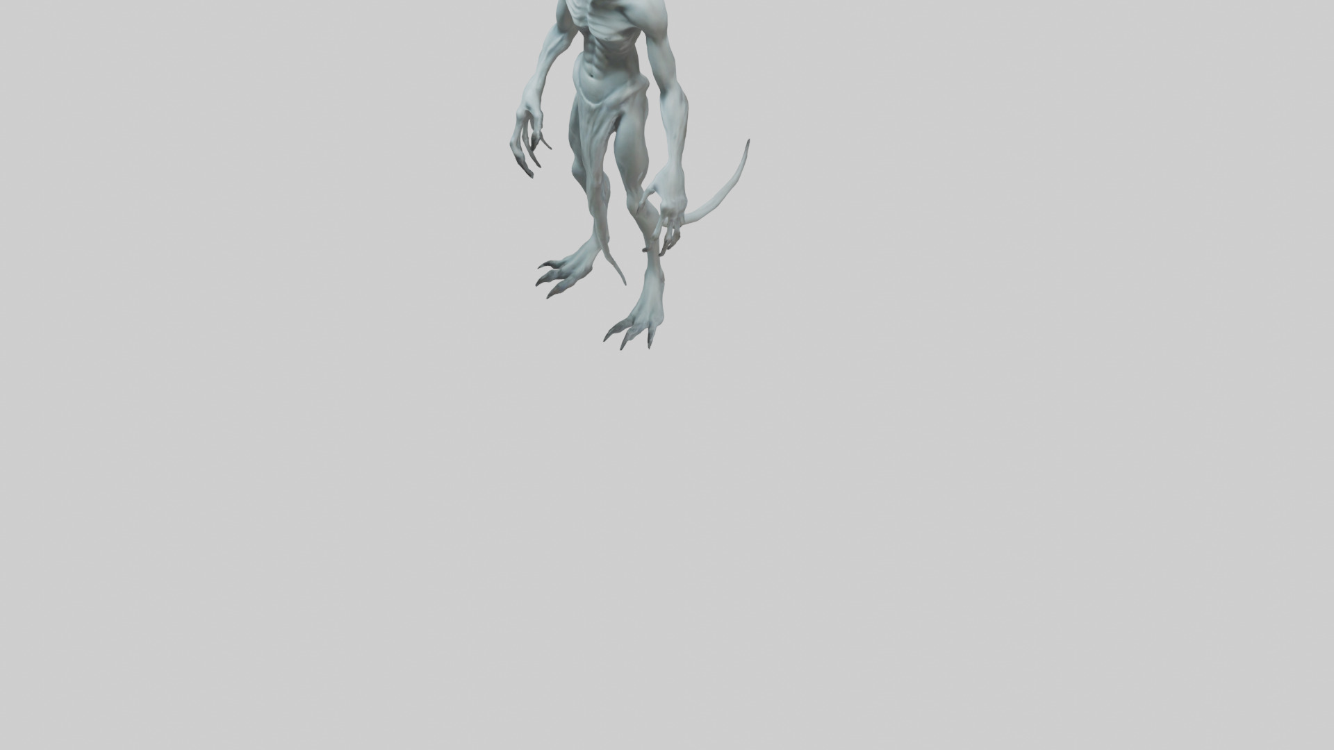 Ghost Demon model Low-poly 3D model_5