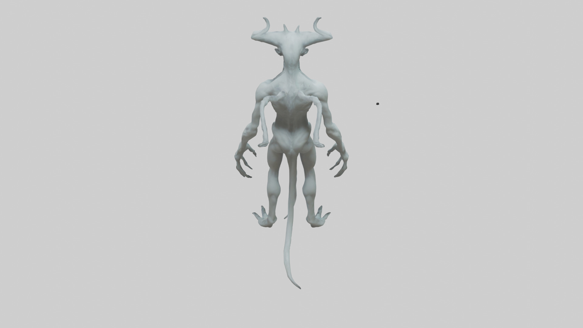 Ghost Demon model Low-poly 3D model_15